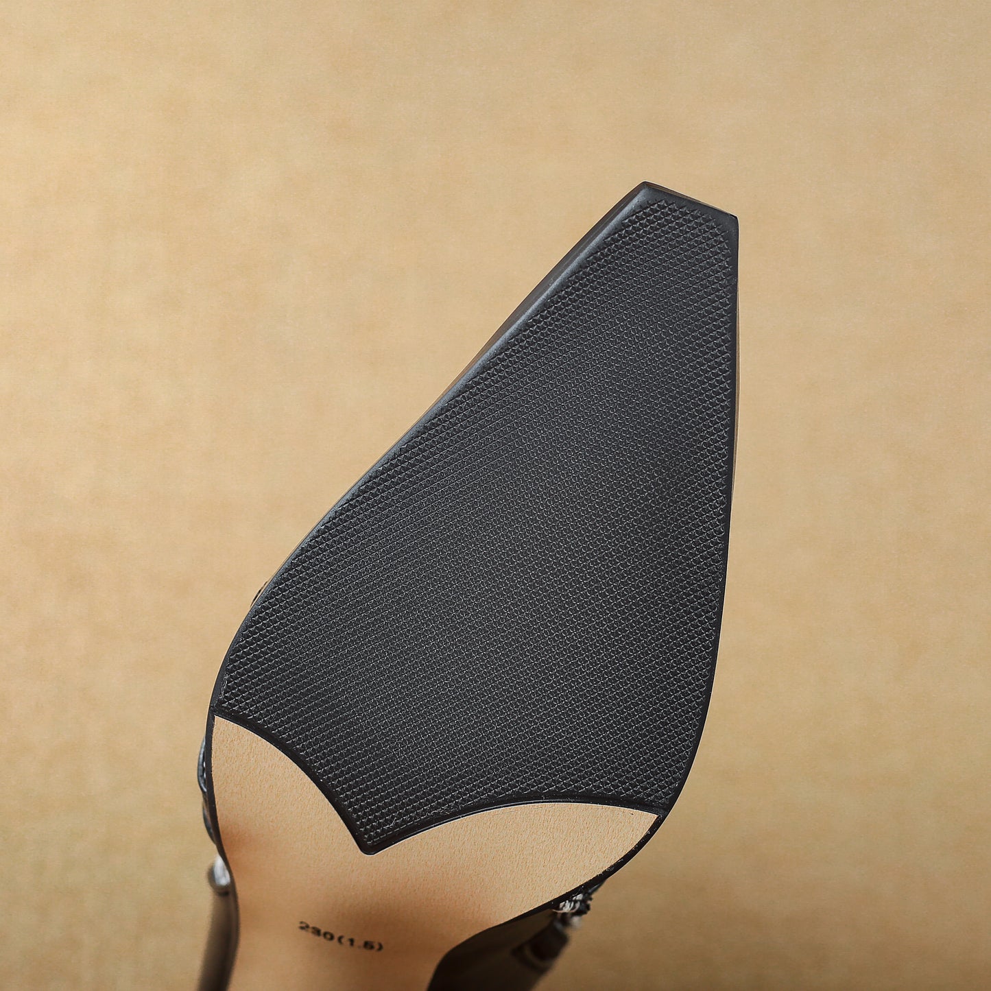 TinaCus Women's Pointed Toe Handmade Selftie Genuine Leather with Houndstooth High Heels Zip up Ankle Boots