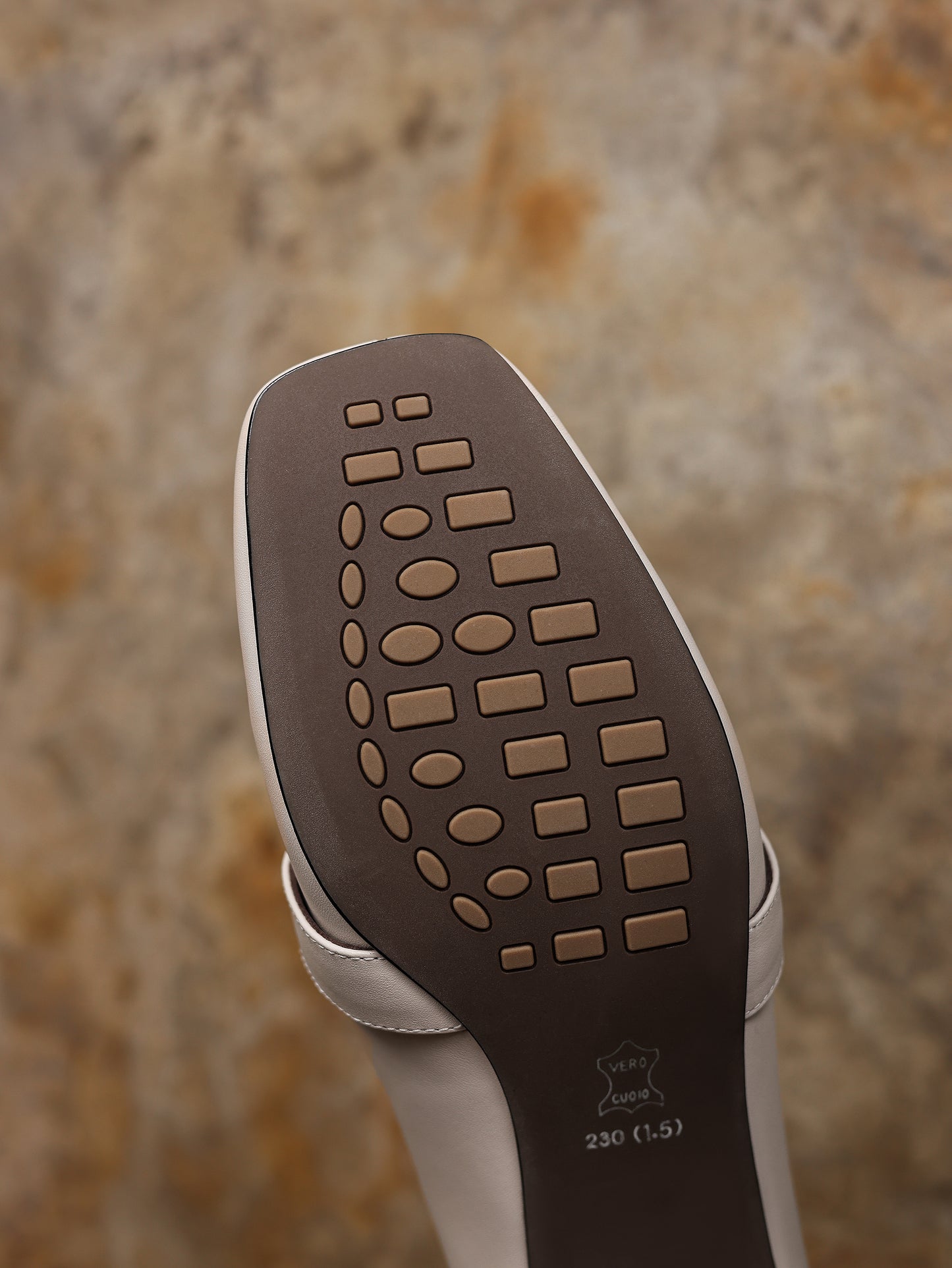 TinaCus Women’s Genuine Leather Square Toe Handmade Gold Buckle Low Block Heel Slip on Loafers