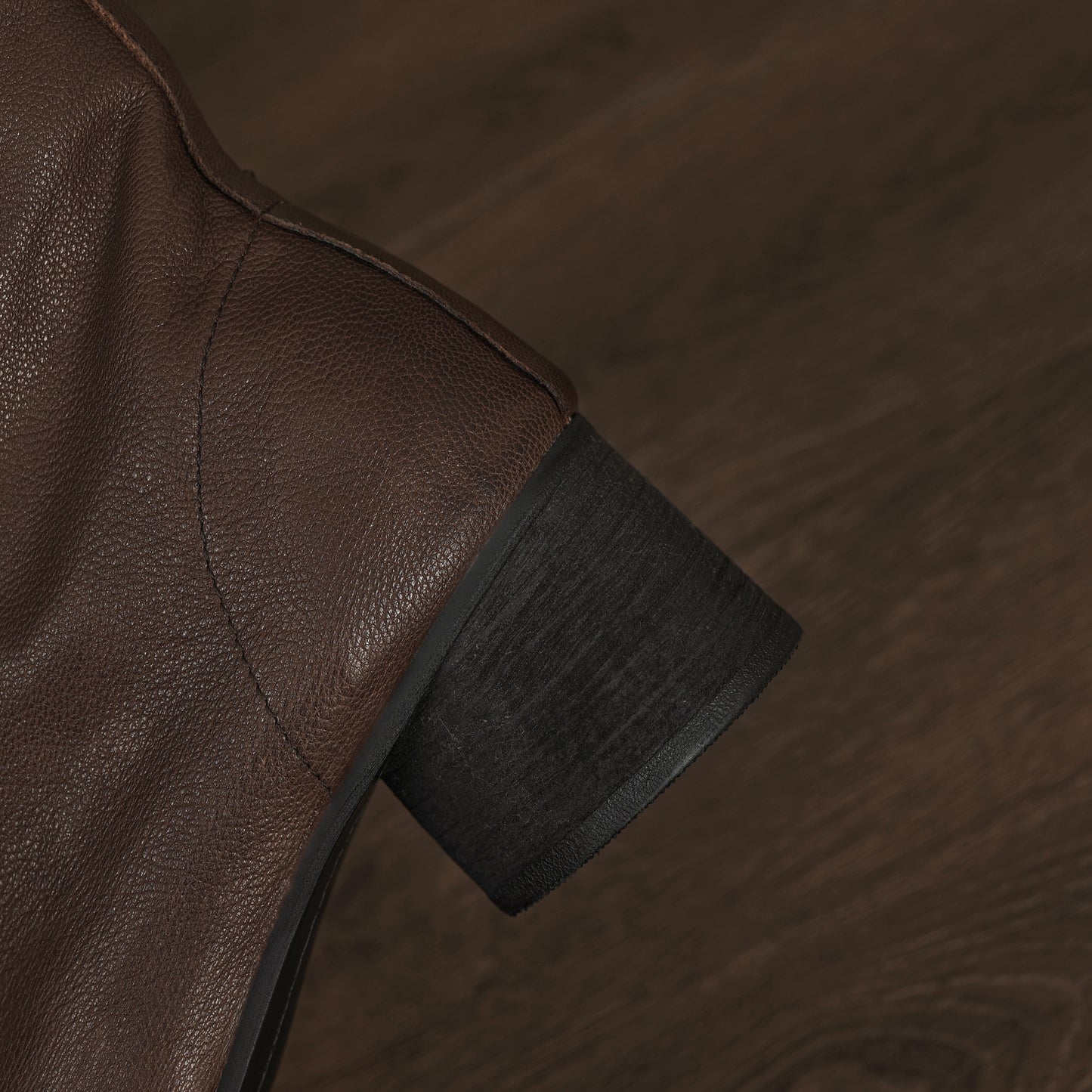 TinaCus Women's Ballet Ankle Boots Genuine Leather Square Toe Handmade Chunky Heels Slip on Booties