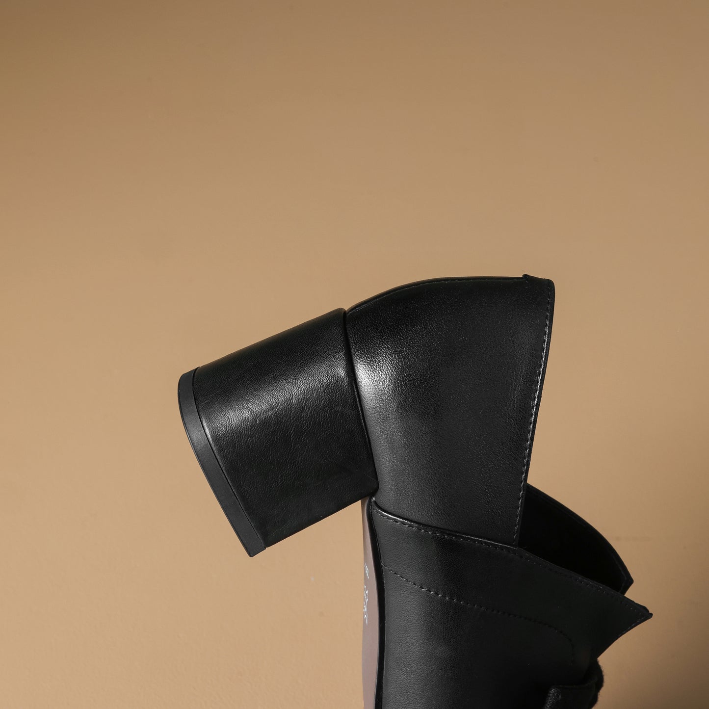 TinaCus Women's Square Toe Slip on Loafers Shoes Handmade Bowknot Chunky Heels Cute Pumps