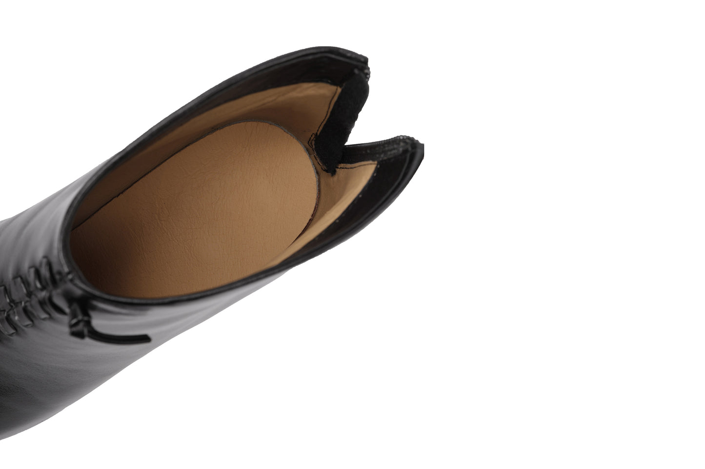 TinaCus Stiletto Heels Ankle Boots Women's Pointed Toe Genuine Leather Handmade Back Zipper Elegant Booties