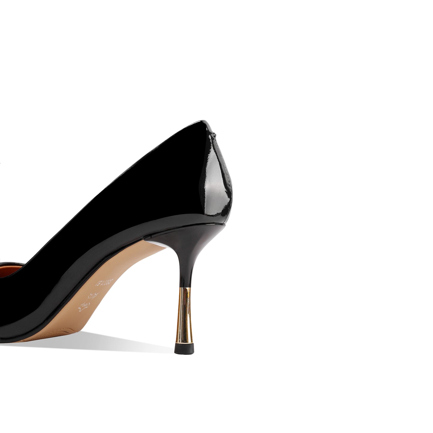 TinaCus Pointed Toe Patent Leather Women's Stiletto Heels Handmade Pumps Shoes