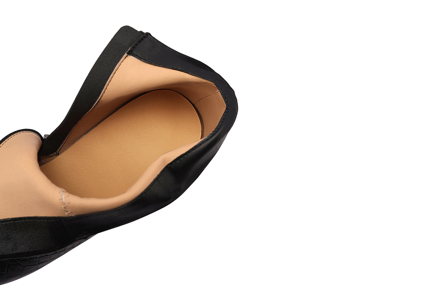 TinaCus Platform High Heels Ankle Boots Embossed Genuine Leather Women's Pointed Toe Handmade Booties with Zipper