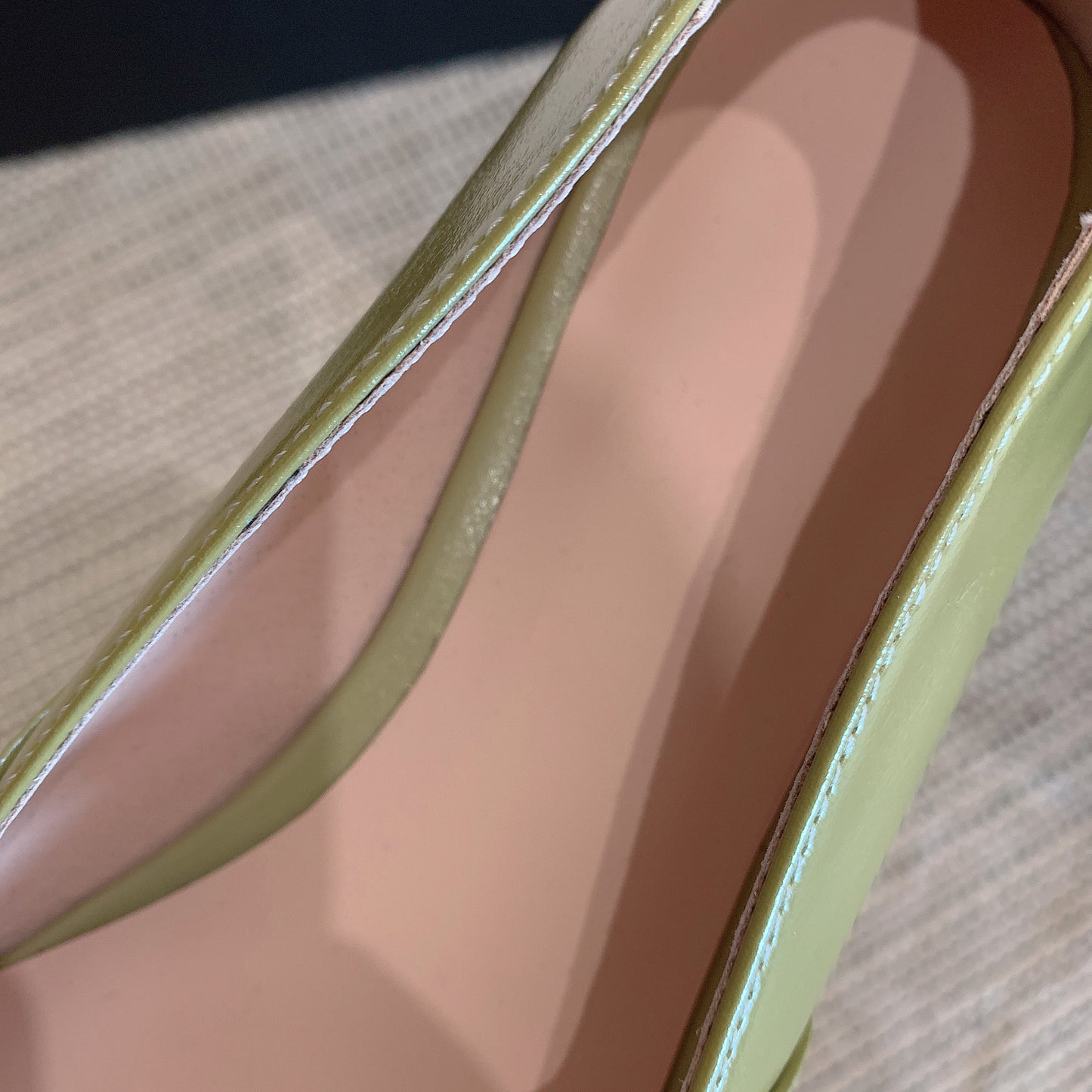 TinaCus Pointed Toe Genuine Leather Handmade Knot Slip On Women's Cute Flat Shoes