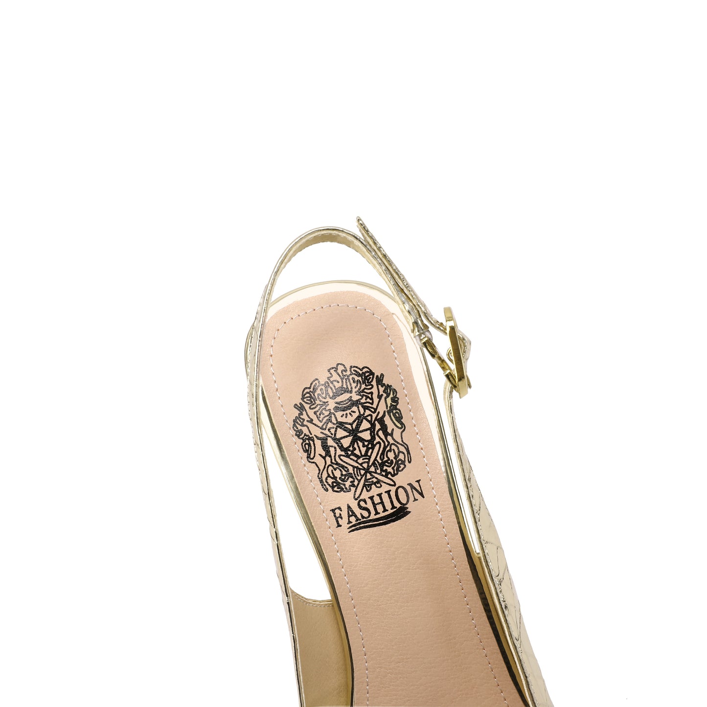 TinaCus Damen-Sandalen, handgefertigt, echtes Leder, quadratische Zehenpartie, Schnalle, Stiletto-Absatz, Slingback-Sandalen