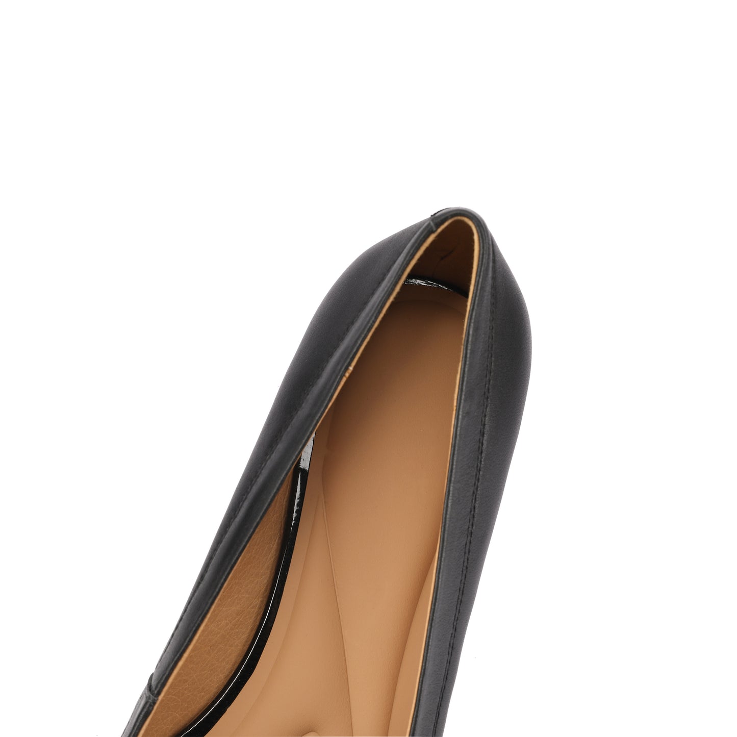 TinaCus Genuine Leather Women's Handmade Pointy Toe Slip On Flats Shoes