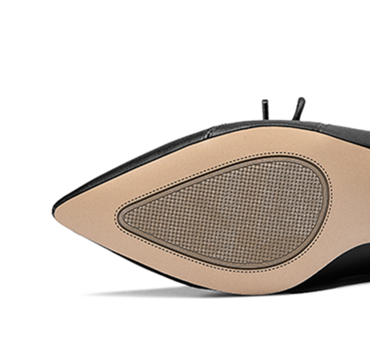 TinaCus Women's Genuine Leather Handmade Comfortable Mid Block Heel Pointed Toe Graceful Lace Up Pump Shoes