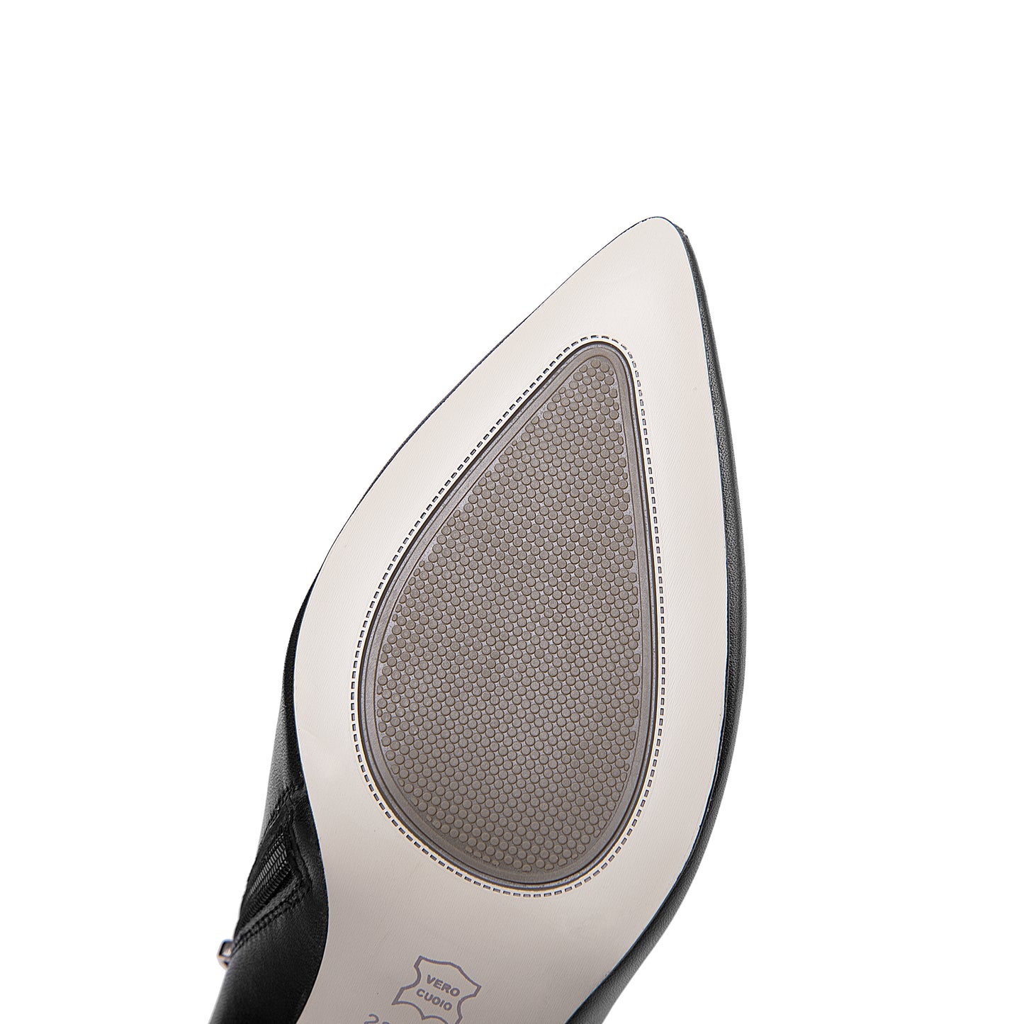 TinaCus Women's Genuine Leather Handmade Pointed Toe High Stiletto Heel Side Zip Up Pump Shoes with Bow