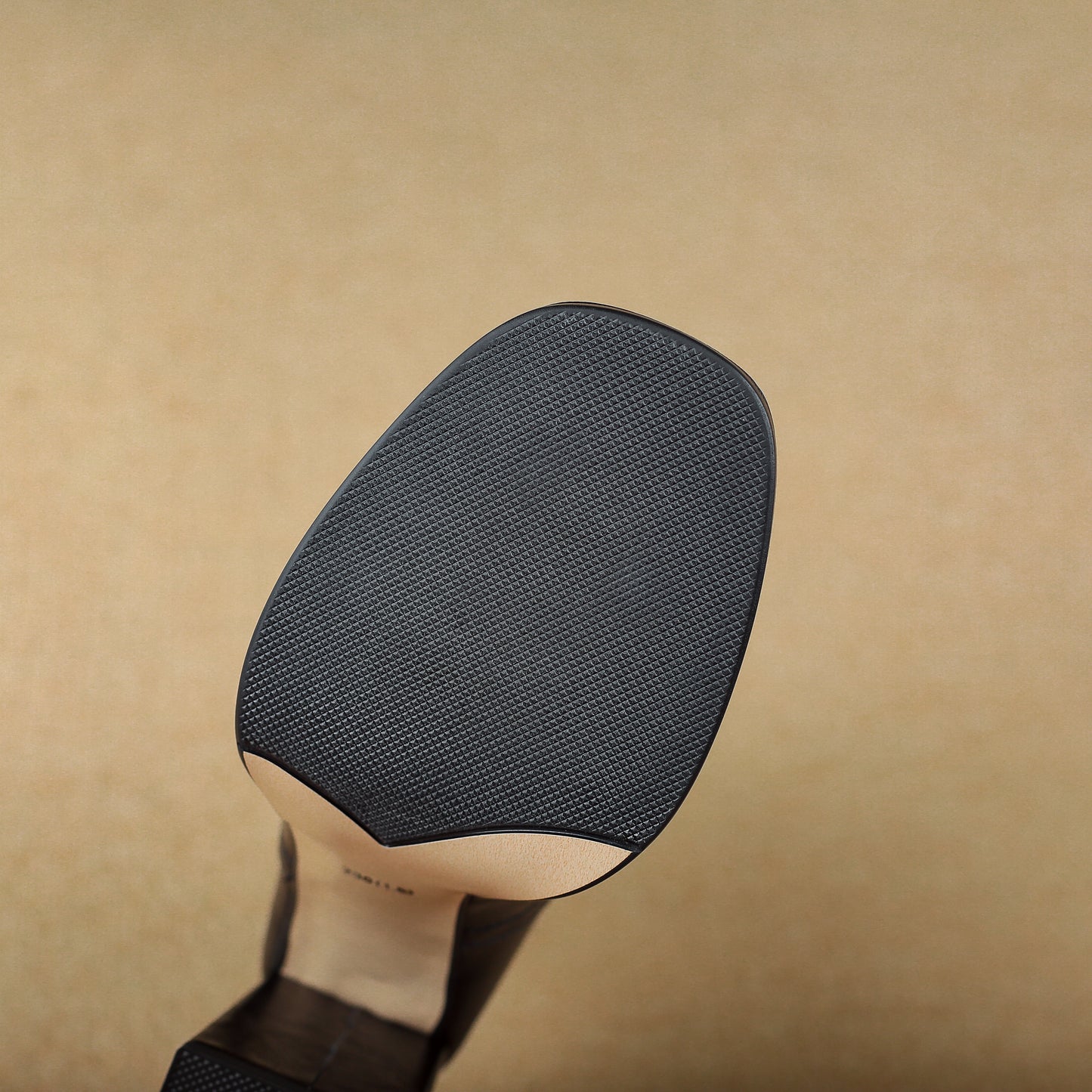 TinaCus Genuine Leather & Elastic Fabric Women's Square Toe Handmade Platform High Heels Zip up Ankle Boots