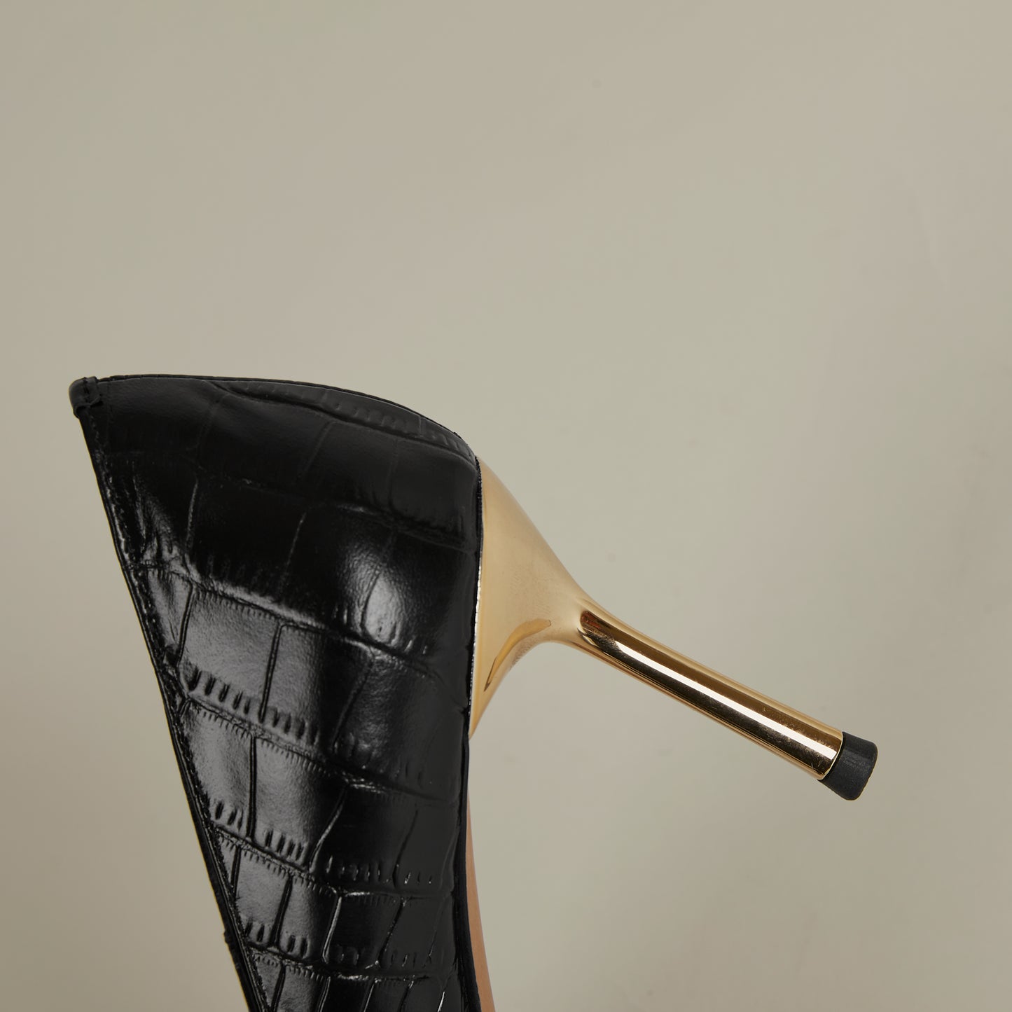 TinaCus Embossed Genuine Leather Women's Pointed Toe Handmade Stiletto Heels Chic Pumps Shoes