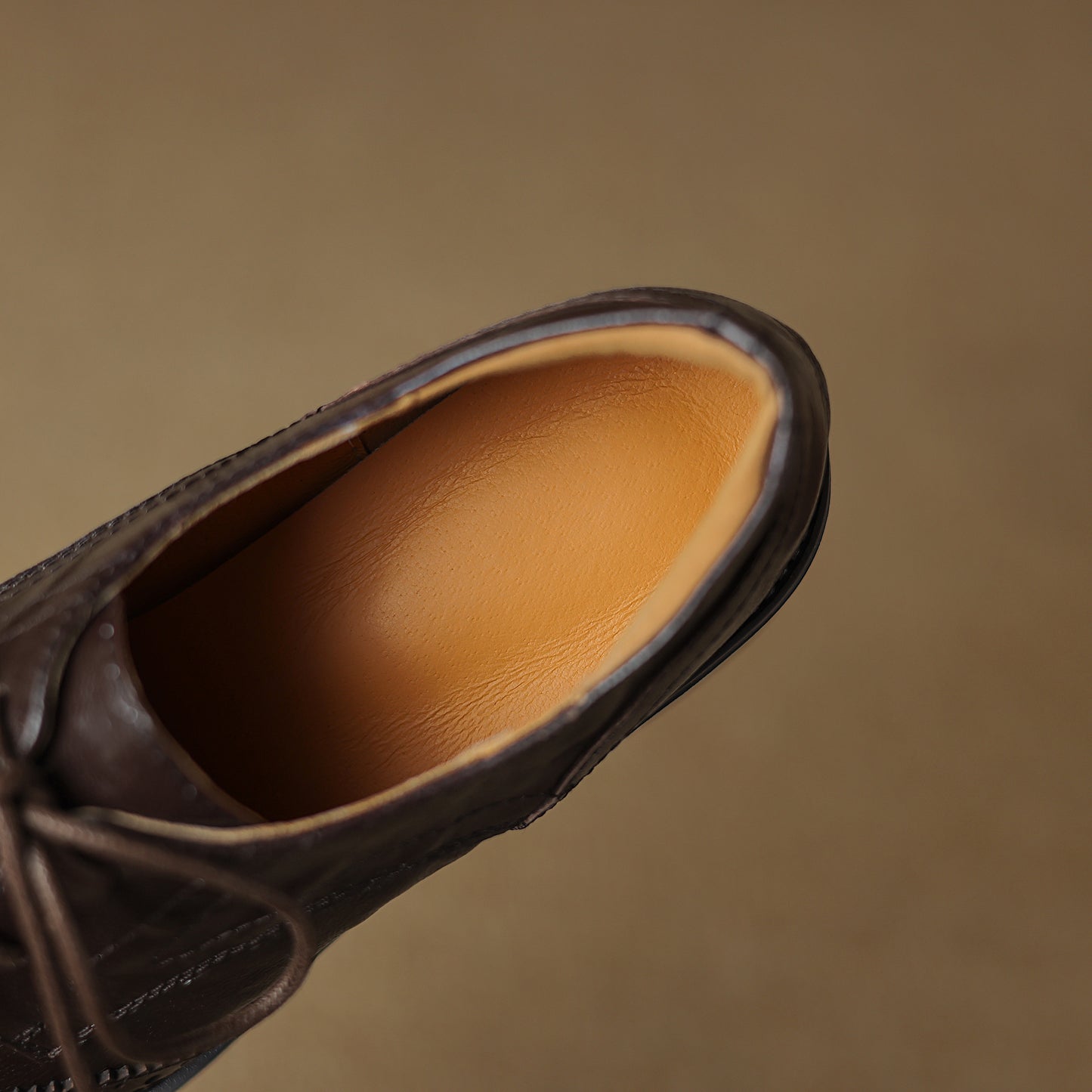 TinaCus Handmade Women's Genuine Leather Round Toe Wingtip Brogue Oxford Shoes