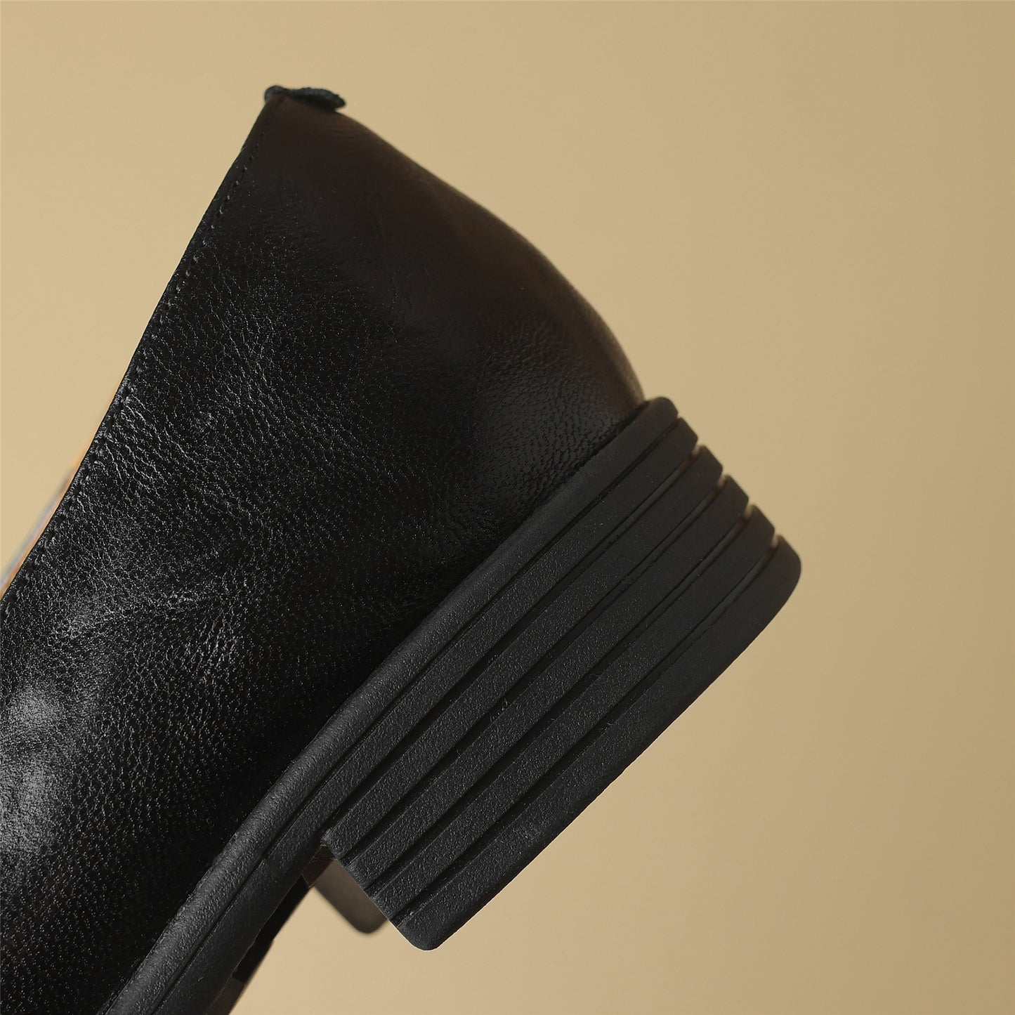 TinaCus Women's Handmade Genuine Leather Round Toe Slip On Flat Shoes