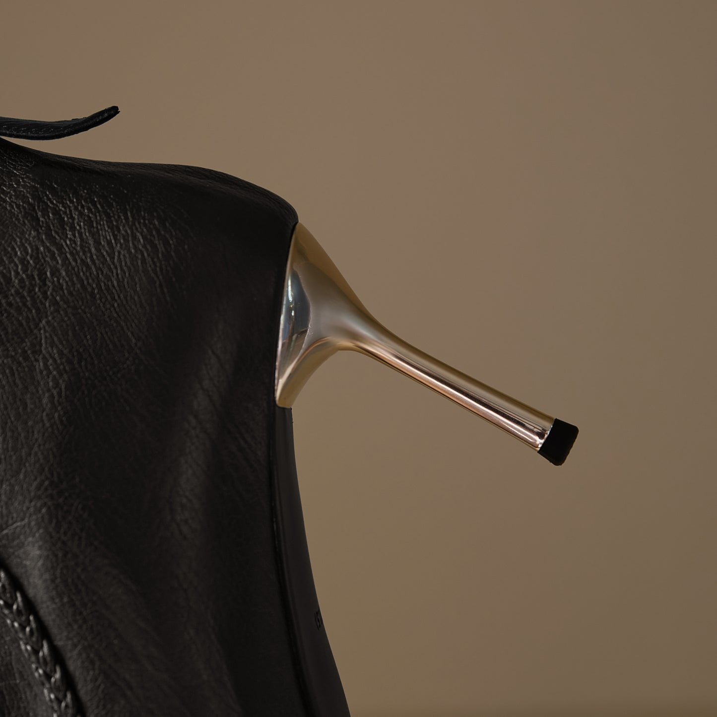 TinaCus Stiletto High Heels Ankle Boots Women's Pointed Toe Genuine Leather Handmade Front Zipper Booties