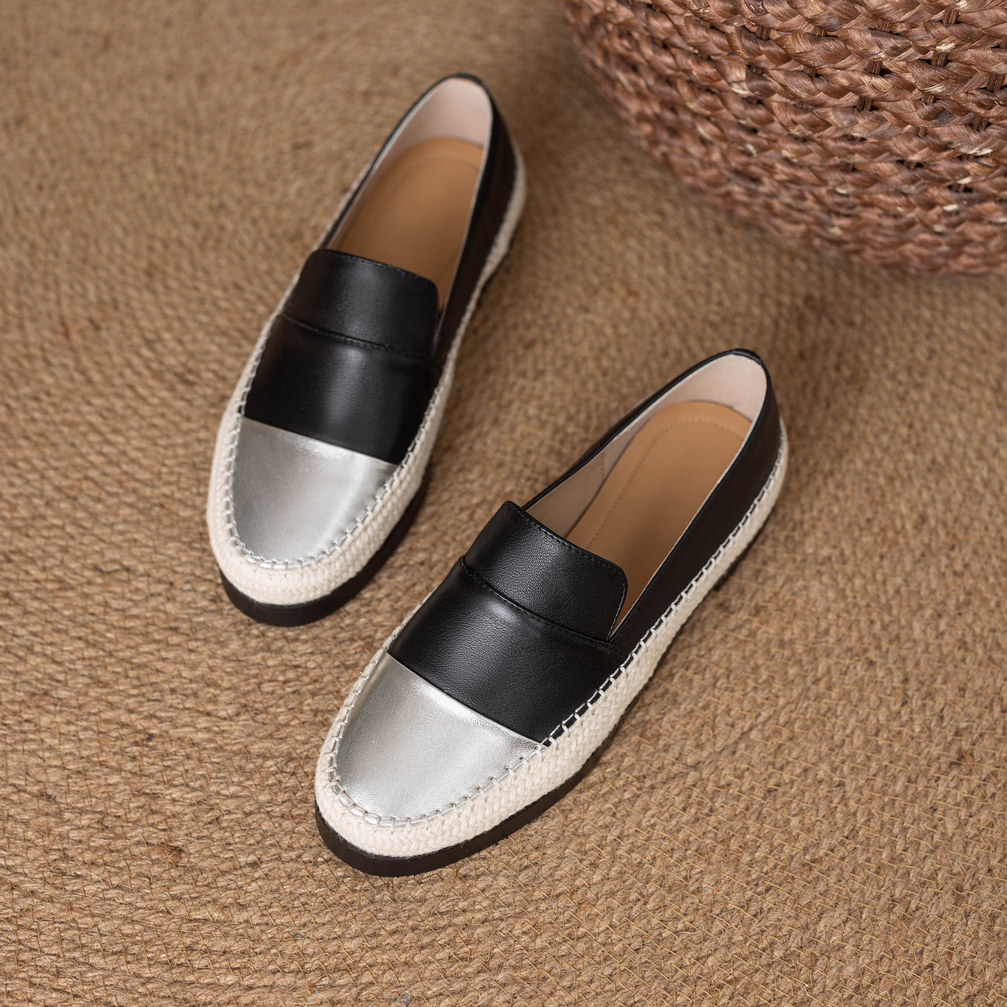 TinaCus Handmade Women's Genuine Leather Cap-Toe Slip on Casual Fomal Loafer Flats Shoes