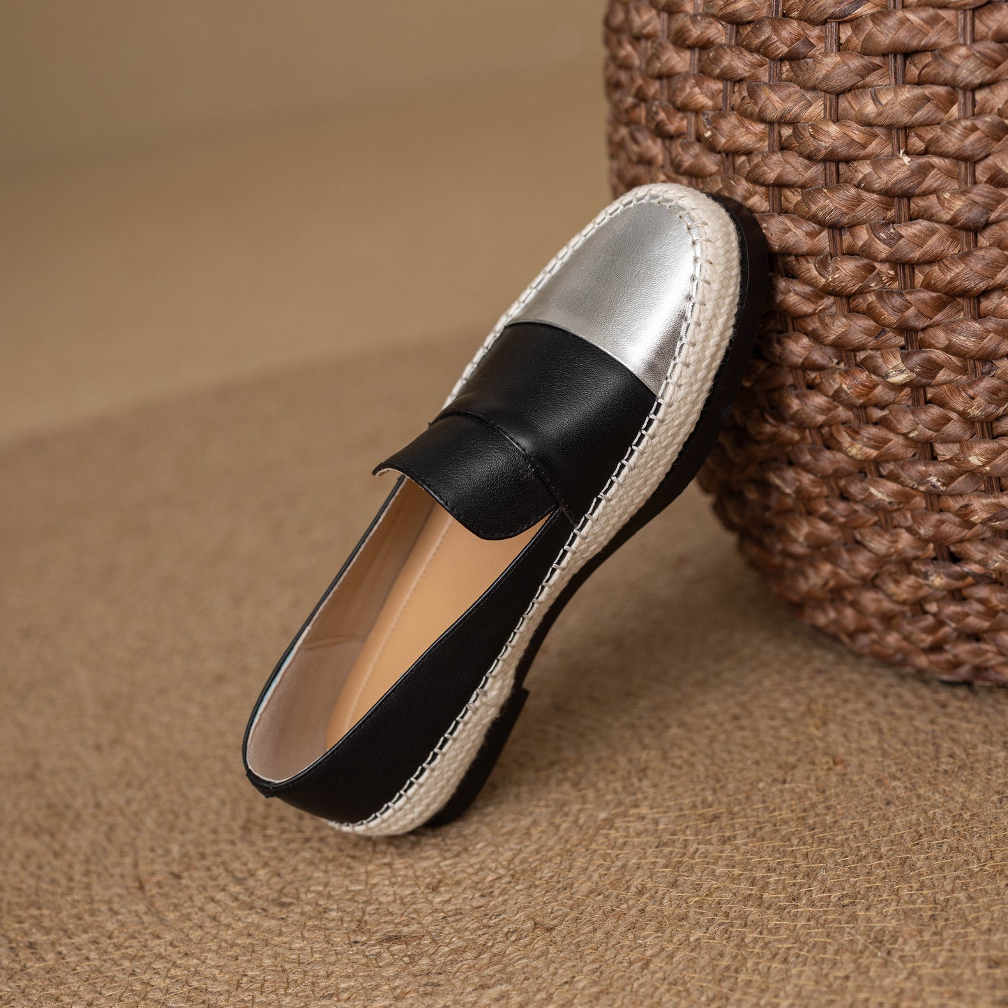 TinaCus Handmade Women's Genuine Leather Cap-Toe Slip on Casual Fomal Loafer Flats Shoes