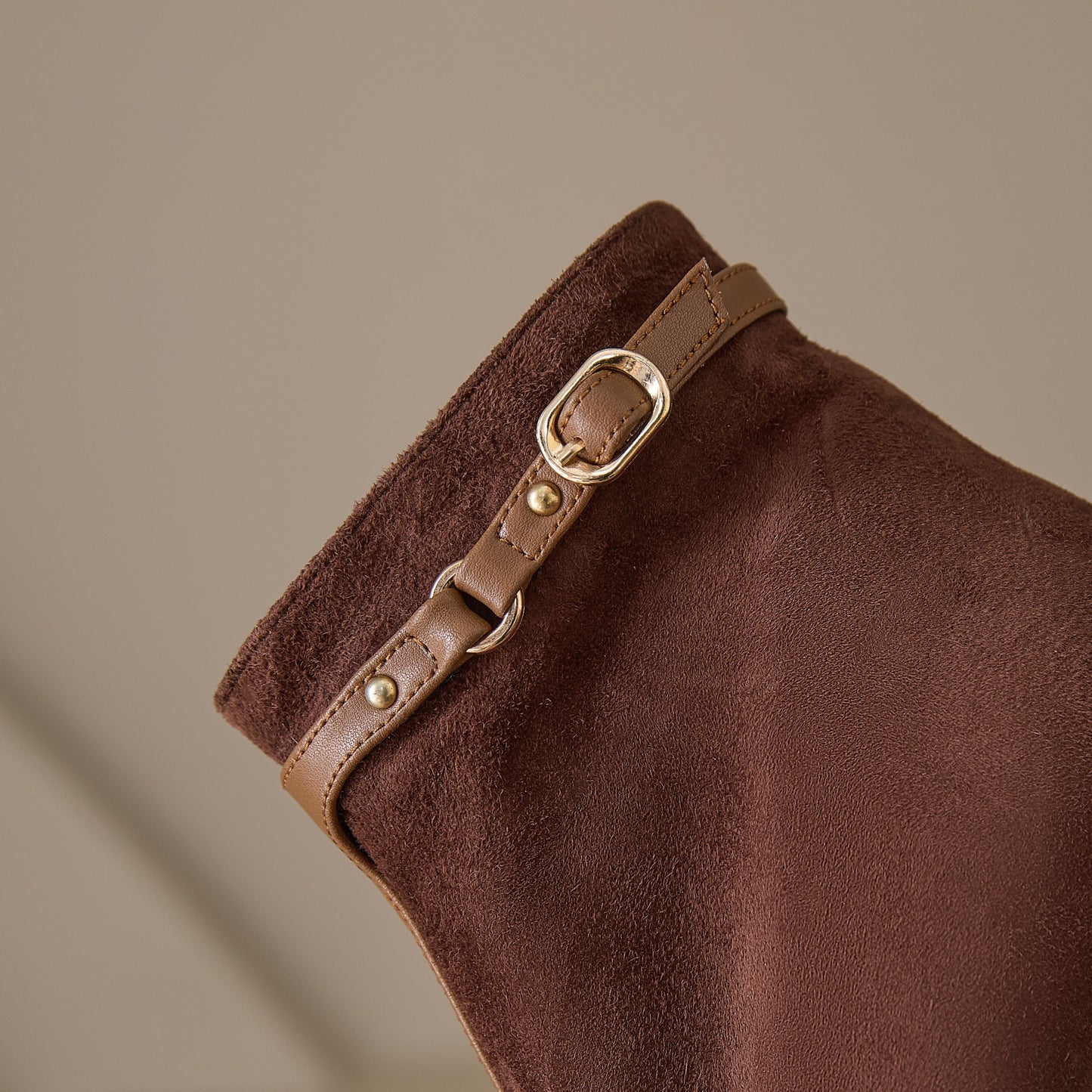 TinaCus Women's Pointed Toe Genuine & Suede Leather Handmade Strap Buckle Zip up Stiletto Heels Ankle Boots