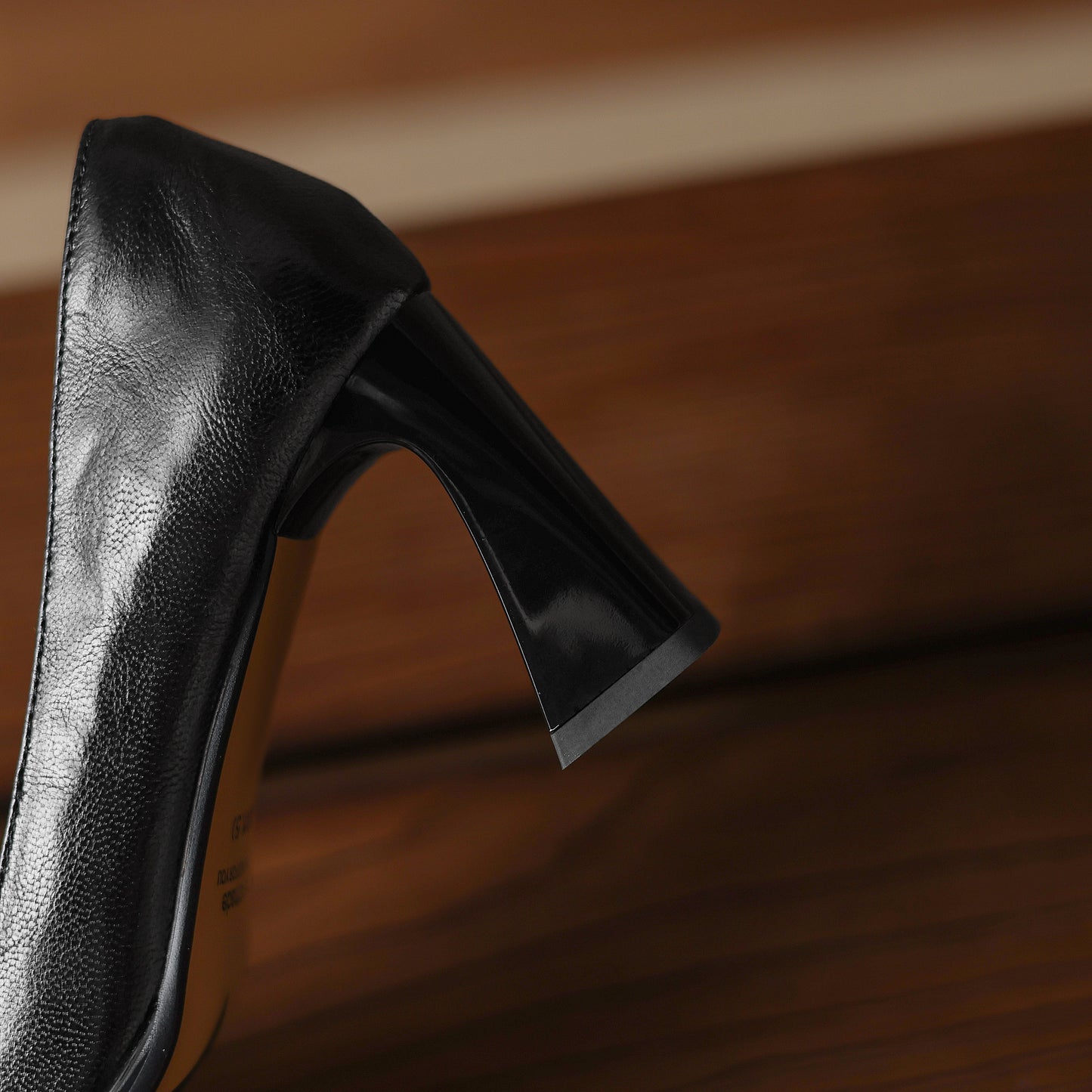 TinaCus Handmade Women's Genuine Leather Square Toe Chunky Mid Heel Office Dress Pump Shoes