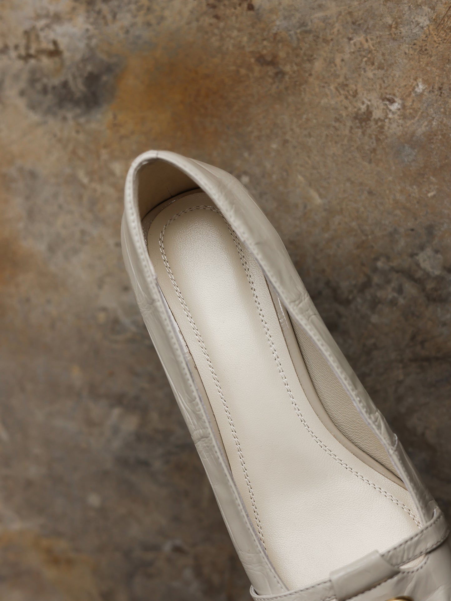 TinaCus Women's Genuine Leather Square Toe Loafers