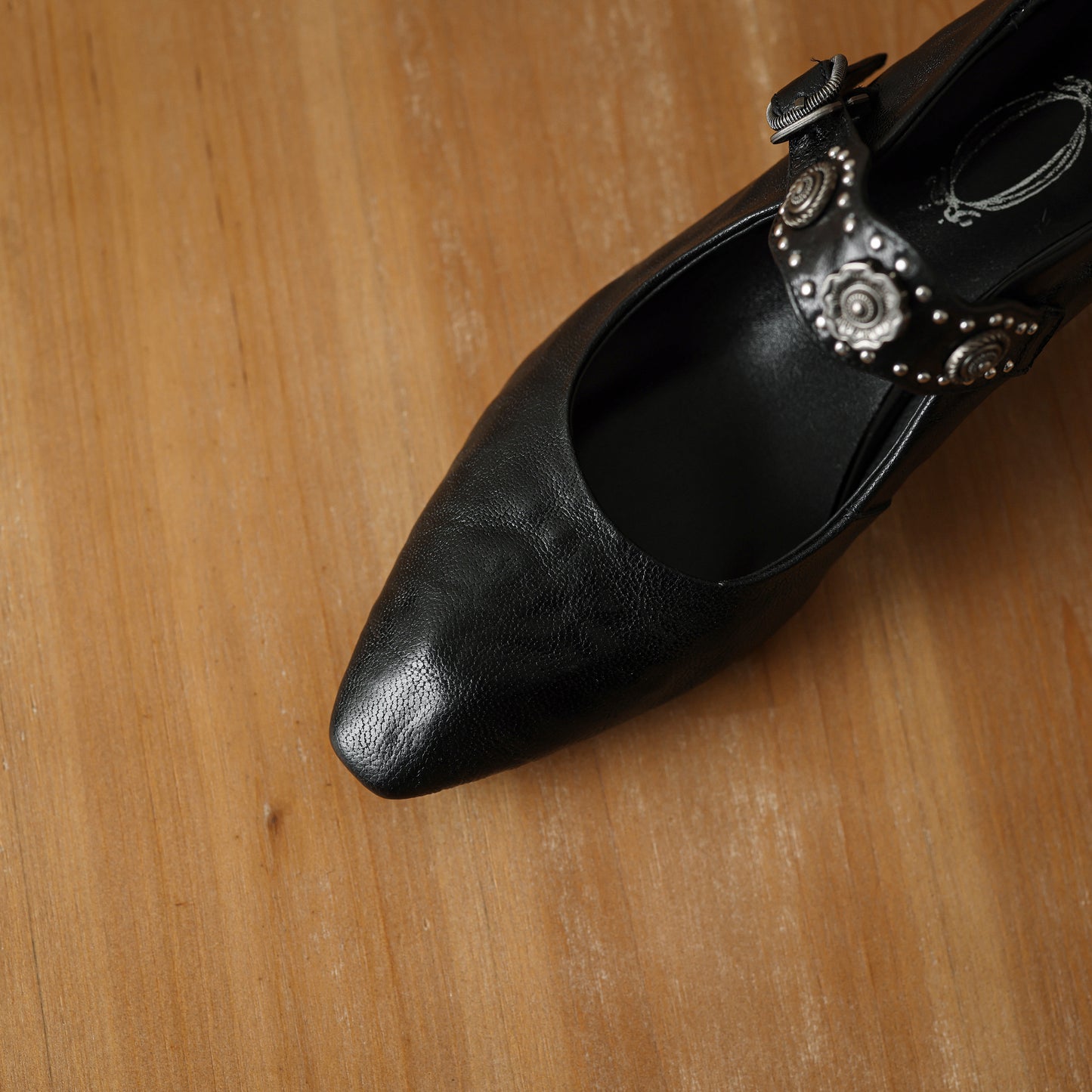 TinaCus Women's Mary Jane Handmade Genuine Leather Square Toe Strap Buckle Chunky Heel Dress Pumps Shoes