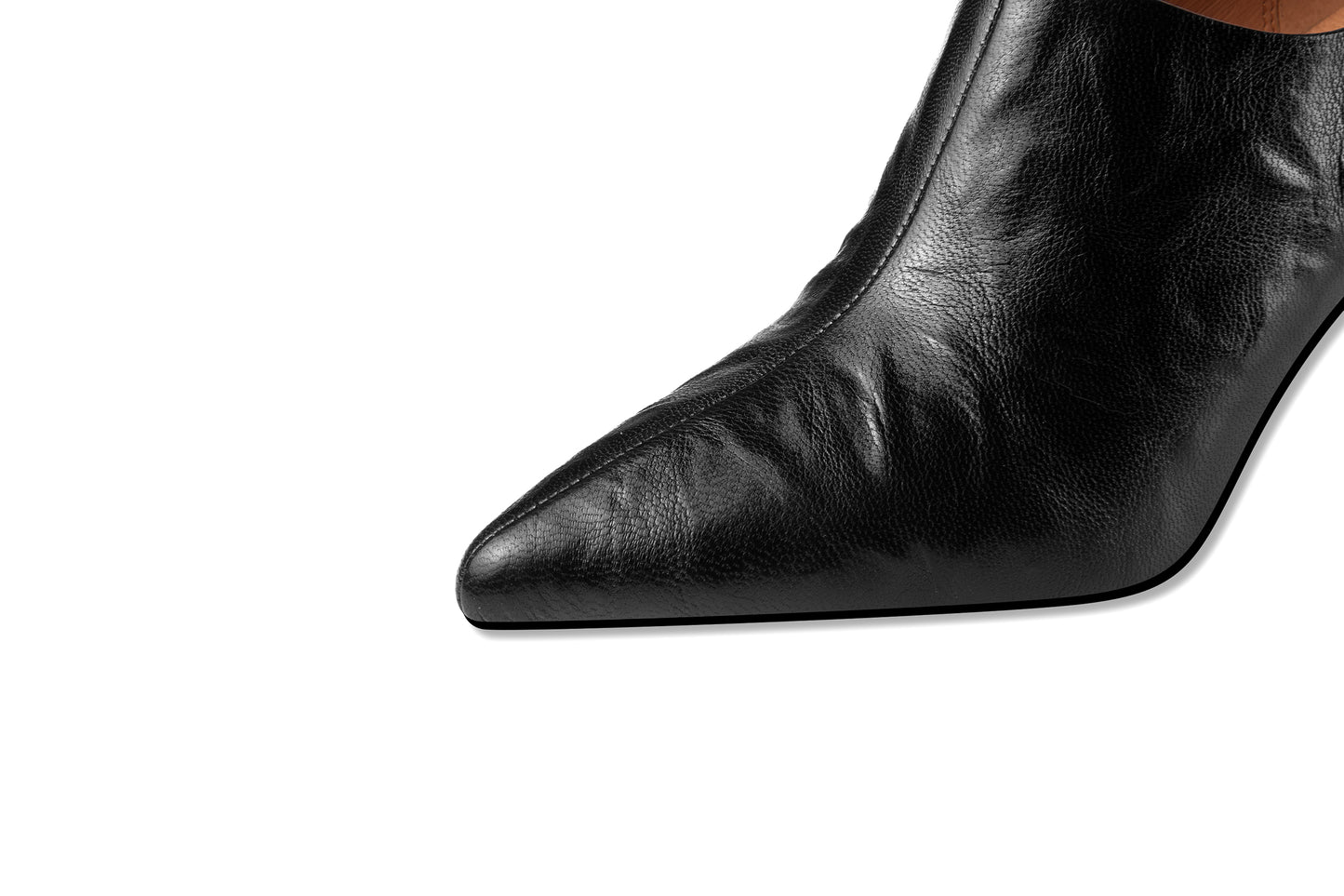 TinaCus Handmade  Genuine Leather Women's Side Zip Up Stiletto Heel Pumps