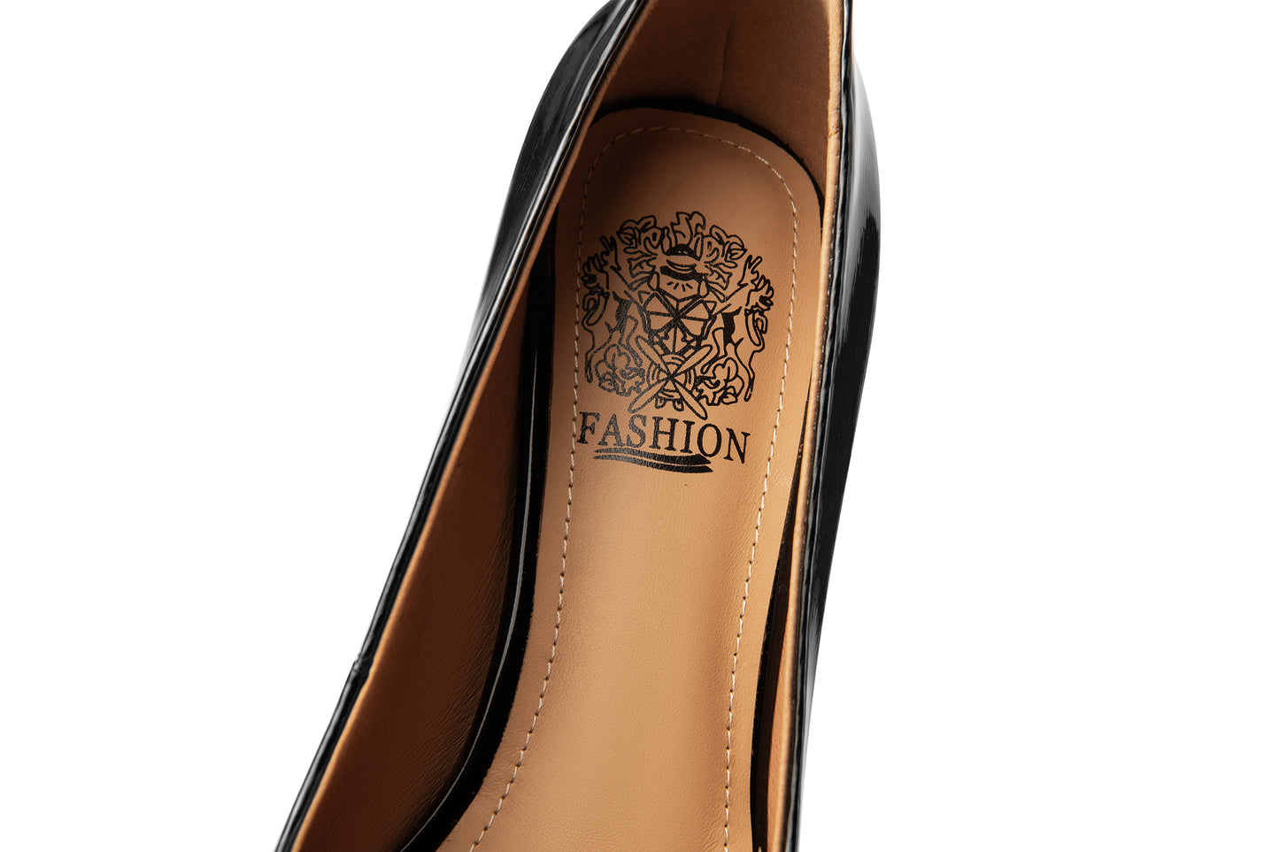 TinaCus Women's Patent Leather Handmade Pointed Toe Slip On Stiletto Heel Pumps