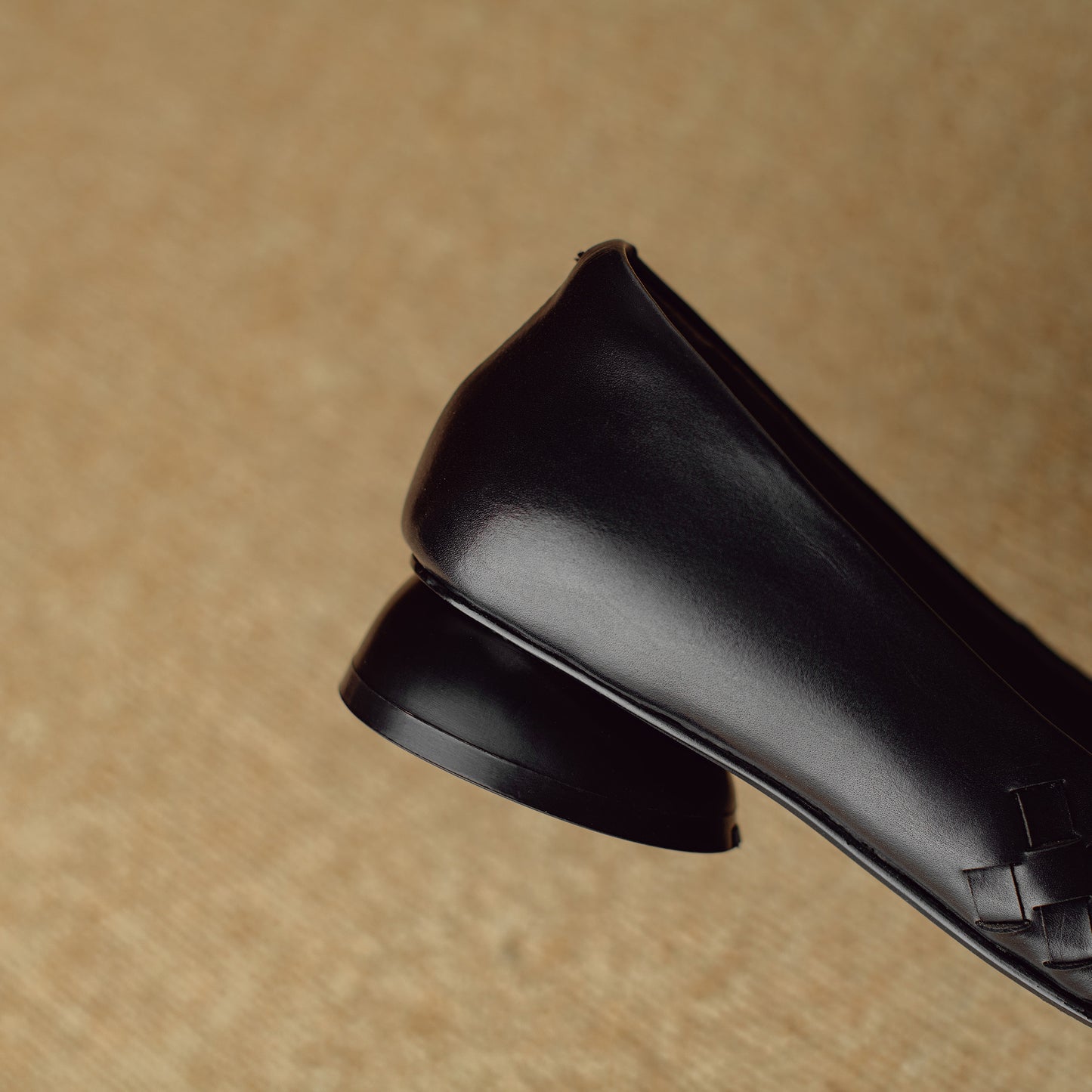 TinaCus Women's Genuine Leather Comfortable Weave Square Toe Slip On Casual Flats Dressy Shoes