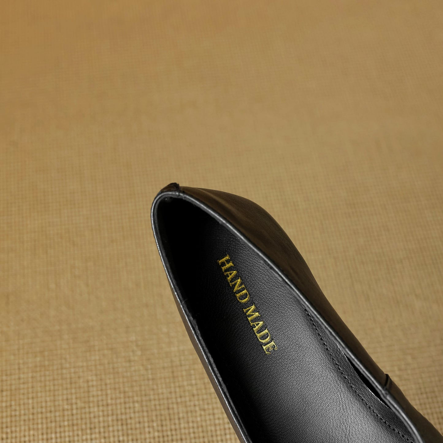 TinaCus Genuine Leather Women's Square Toe Handmade Flats Office Lady Slip on Loafers Shoes