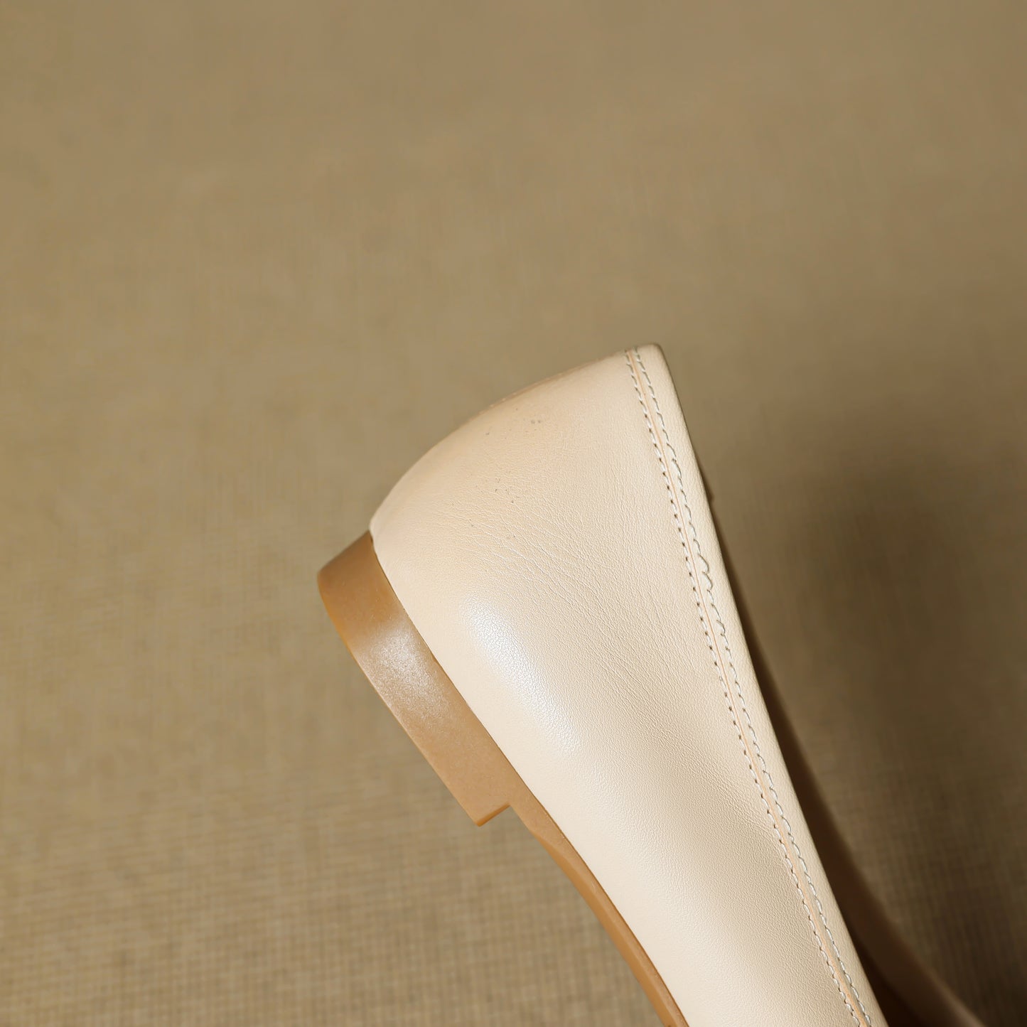 TinaCus Handmade Women's Genuine Leather Square Toe Baroque Ballet Flats with Bowtie