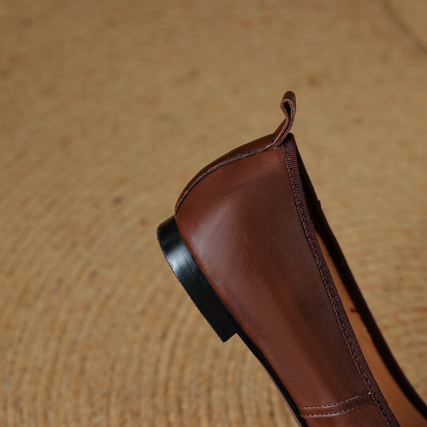 TinaCus Women's Square Toe Genuine Leather Handmade Drape Design Slip on Flat Loafers Shoes