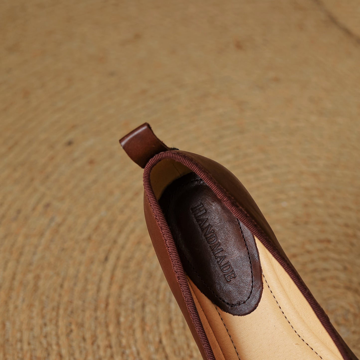 TinaCus Women's Square Toe Genuine Leather Handmade Drape Design Slip on Flat Loafers Shoes