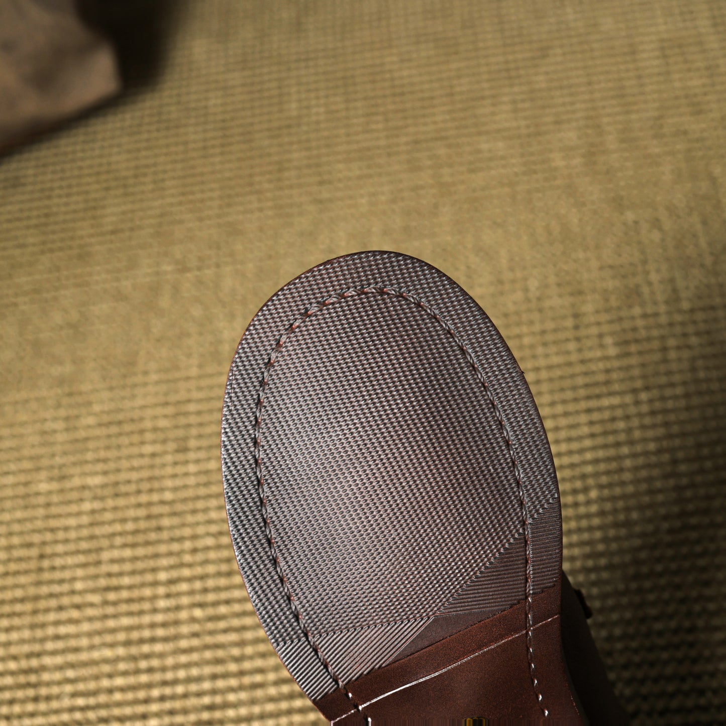 TinaCus Women's Round Toe Soft Genuine Leather Handmade Low Chunky Heels Casual Loafers Shoes