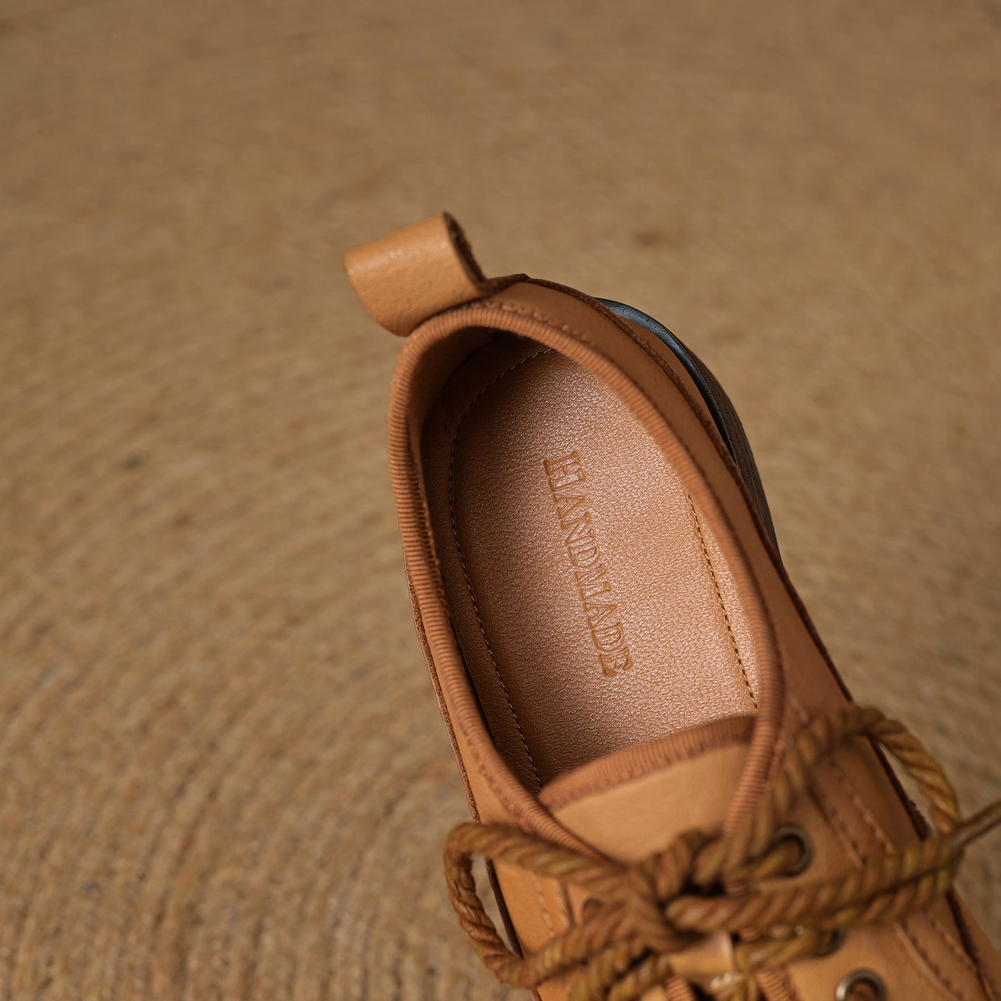 TinaCus Women's Square Toe Genuine Leather Handmade Selftie Flat Oxford Shoes