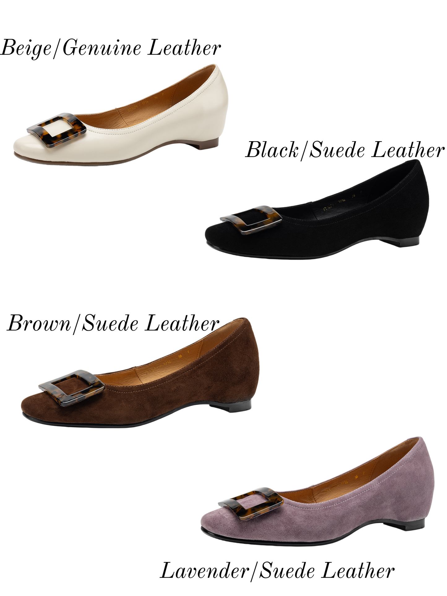 TinaCus Women's Round Toe Slip On Office Daily Pumps Shoes