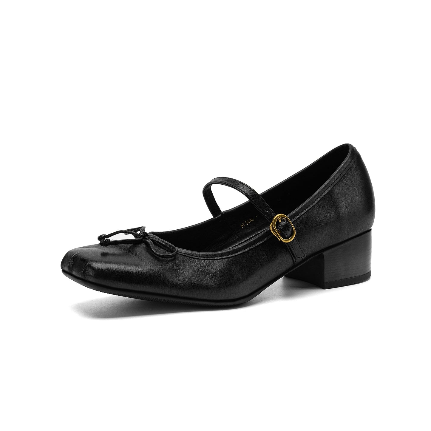 TinaCus Women’s Cute Bowtie Block Heel Mary Jane Pumps