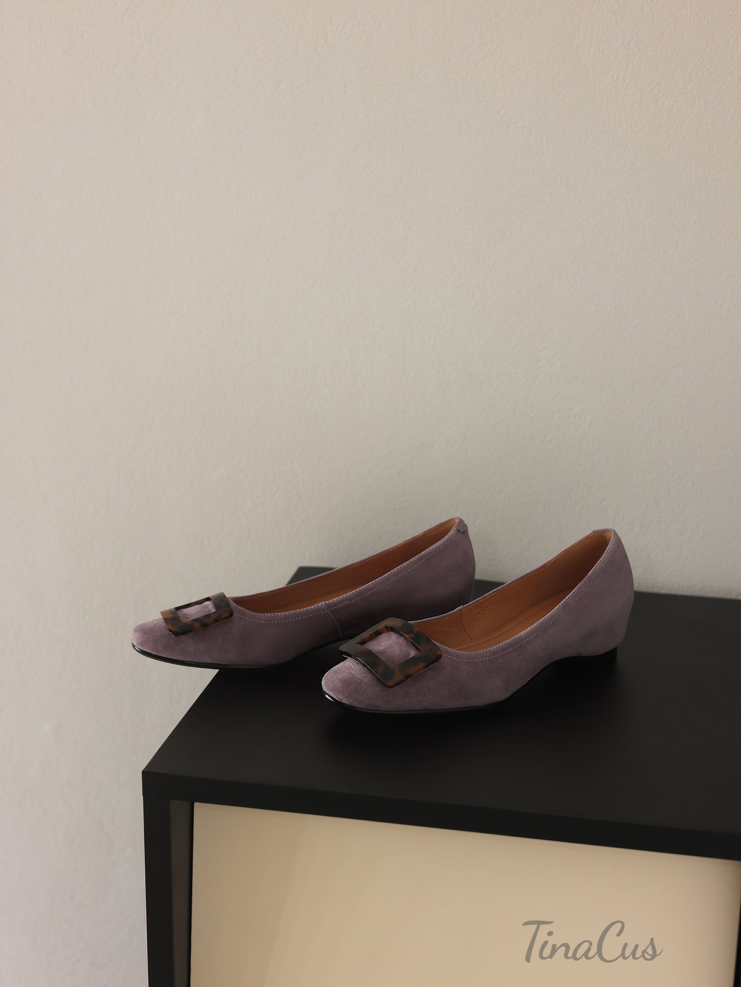 TinaCus Women's Round Toe Slip On Office Daily Pumps Shoes