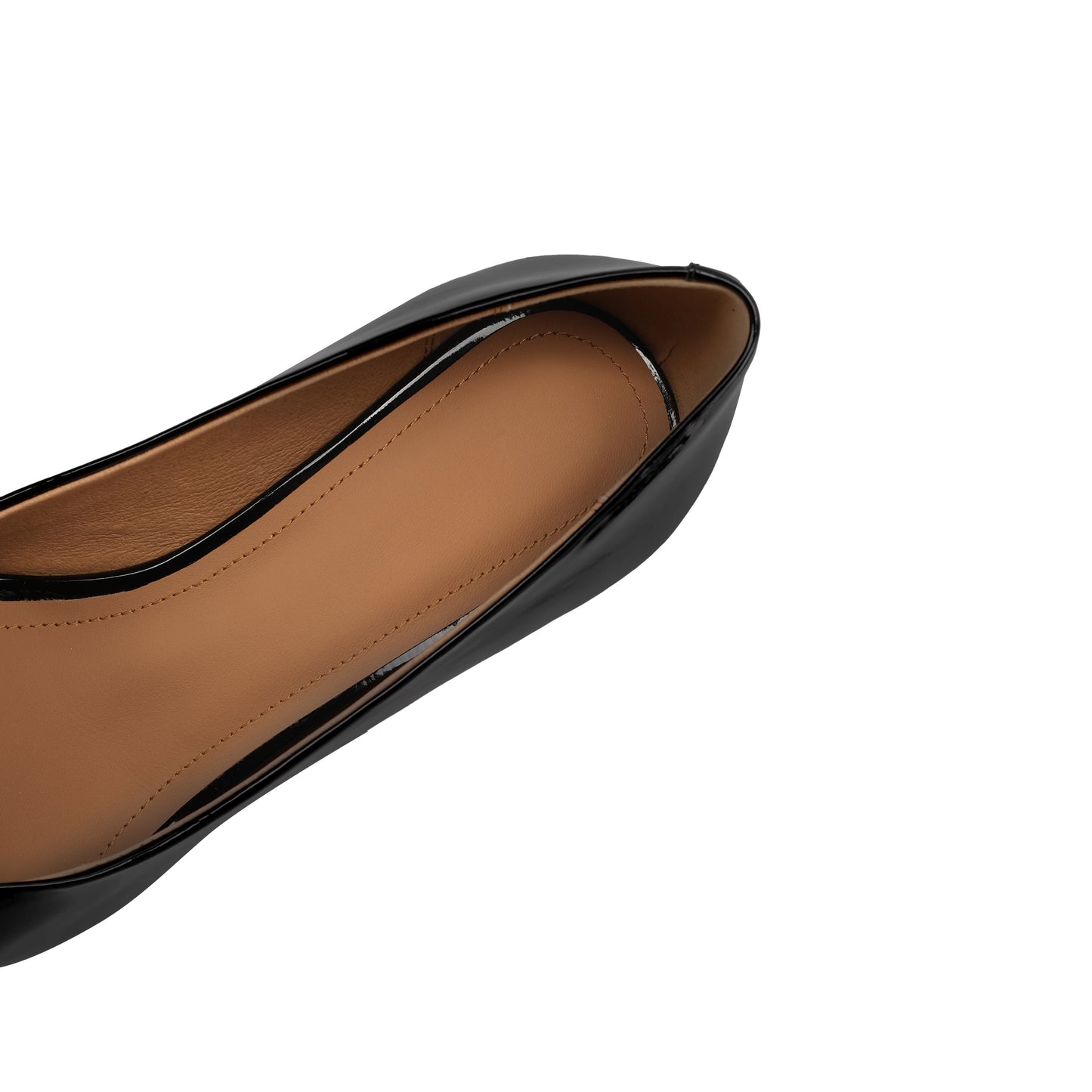 TinaCus Patent Leather Women's Square Toe Handmade Spool High Heels Office Lady Pumps Shoes