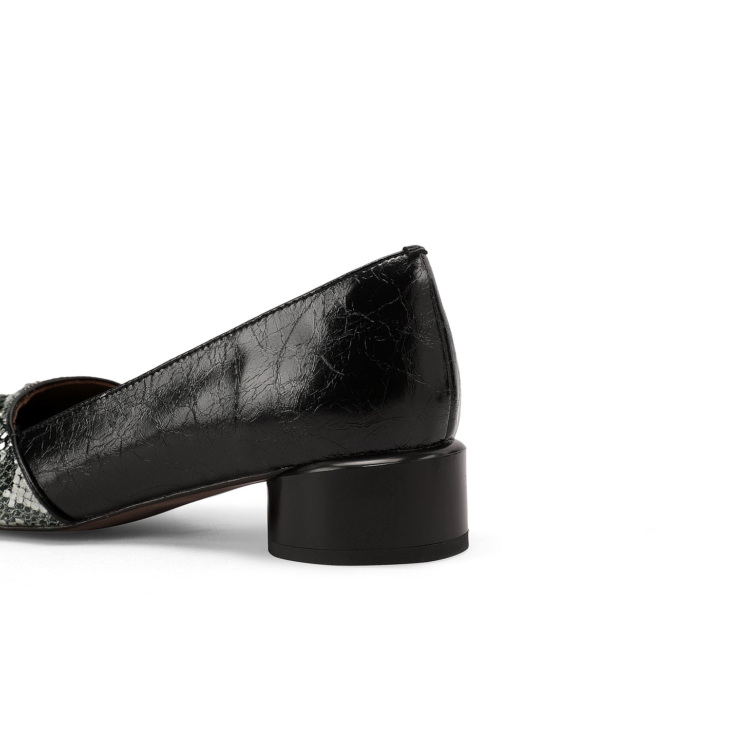 TinaCus Women’s Square Toe Low Block Heel Slip On Loafers