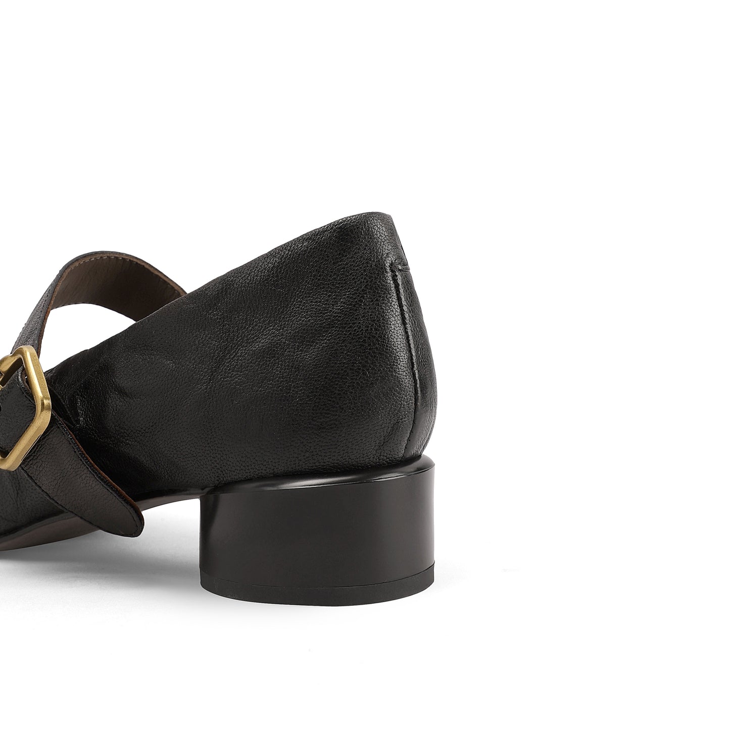 TinaCus Women's Genuine Leather Square Toe Mary Jane Shoes