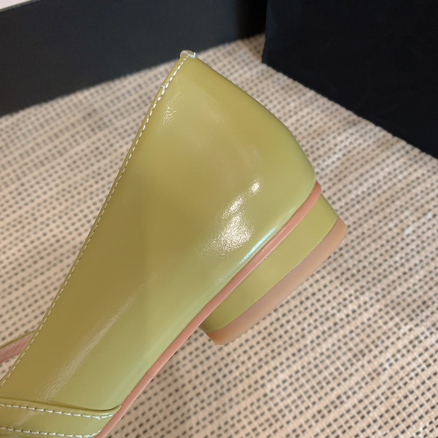 TinaCus Pointed Toe Genuine Leather Handmade Knot Slip On Women's Cute Flat Shoes