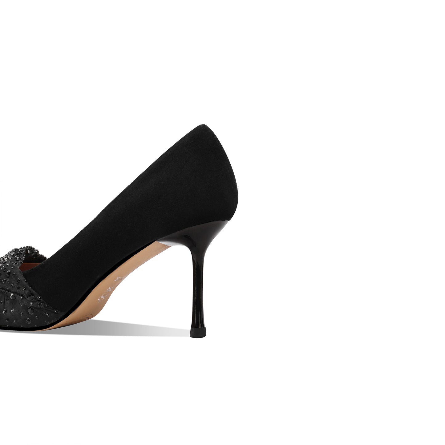 TinaCus Women's Pointed Toe Suede Leather Handmade Stiletto Heels Slip on Dress Pumps Shoes