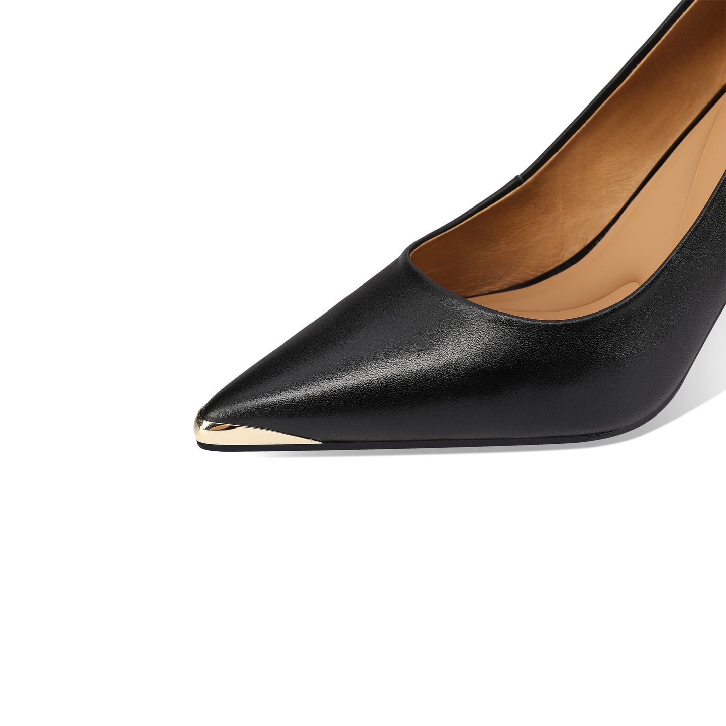 TinaCus Women's Pointed Toe Handmade Stiletto High Heels Genuine Leather Stylish Pumps Shoes