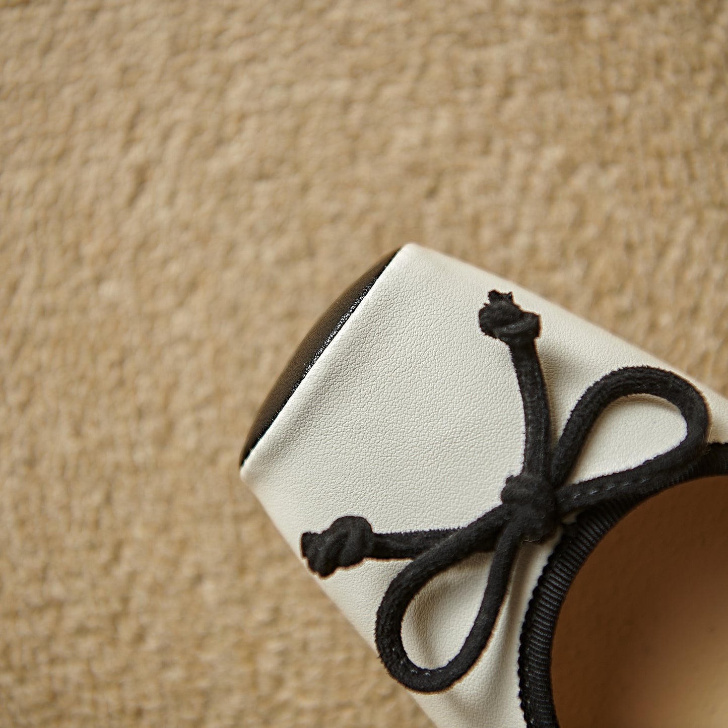 TinaCus Handmade Women's Genuine Leather Dressy Square Toe Ballet Flat with Bowknot