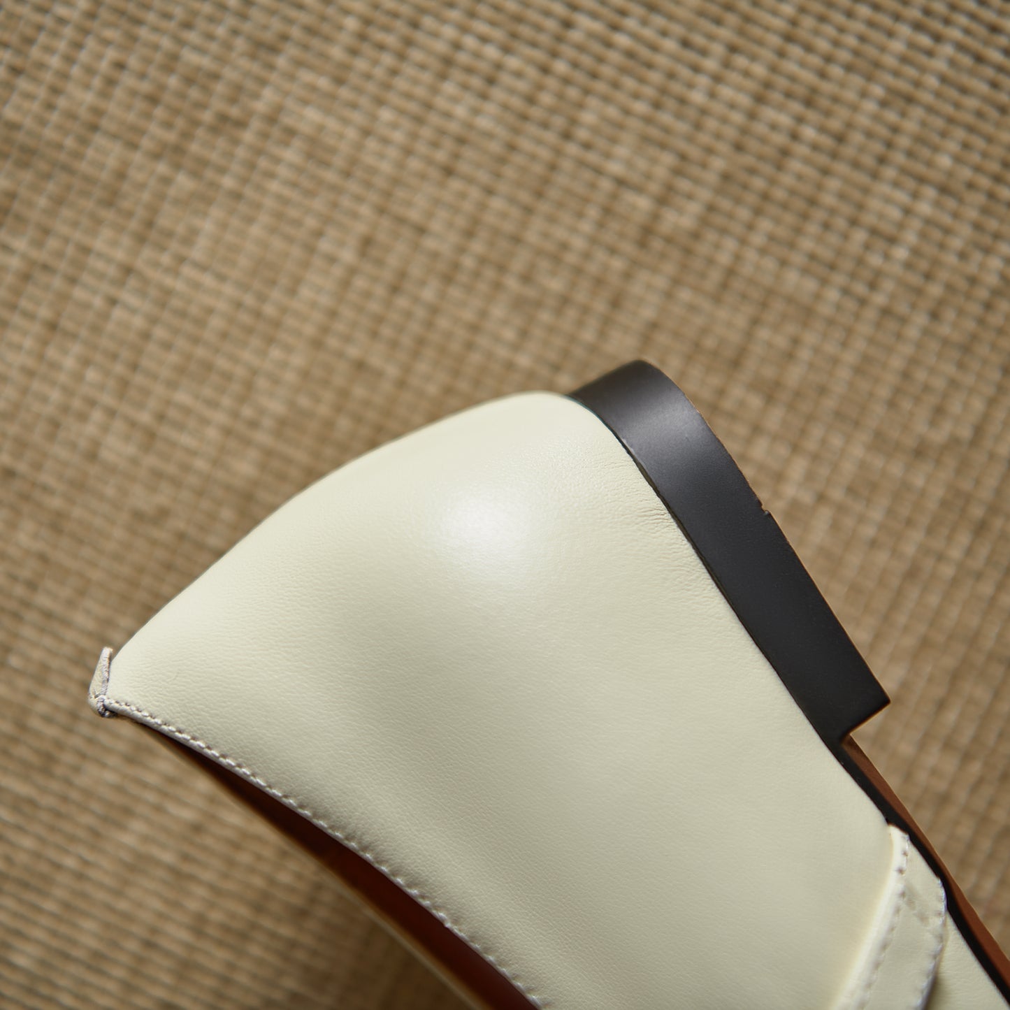 TinaCus Handmade Women's Genuine Leather Square Toe Hollow-out Woven T-strap Buckle Mary Jane Flats