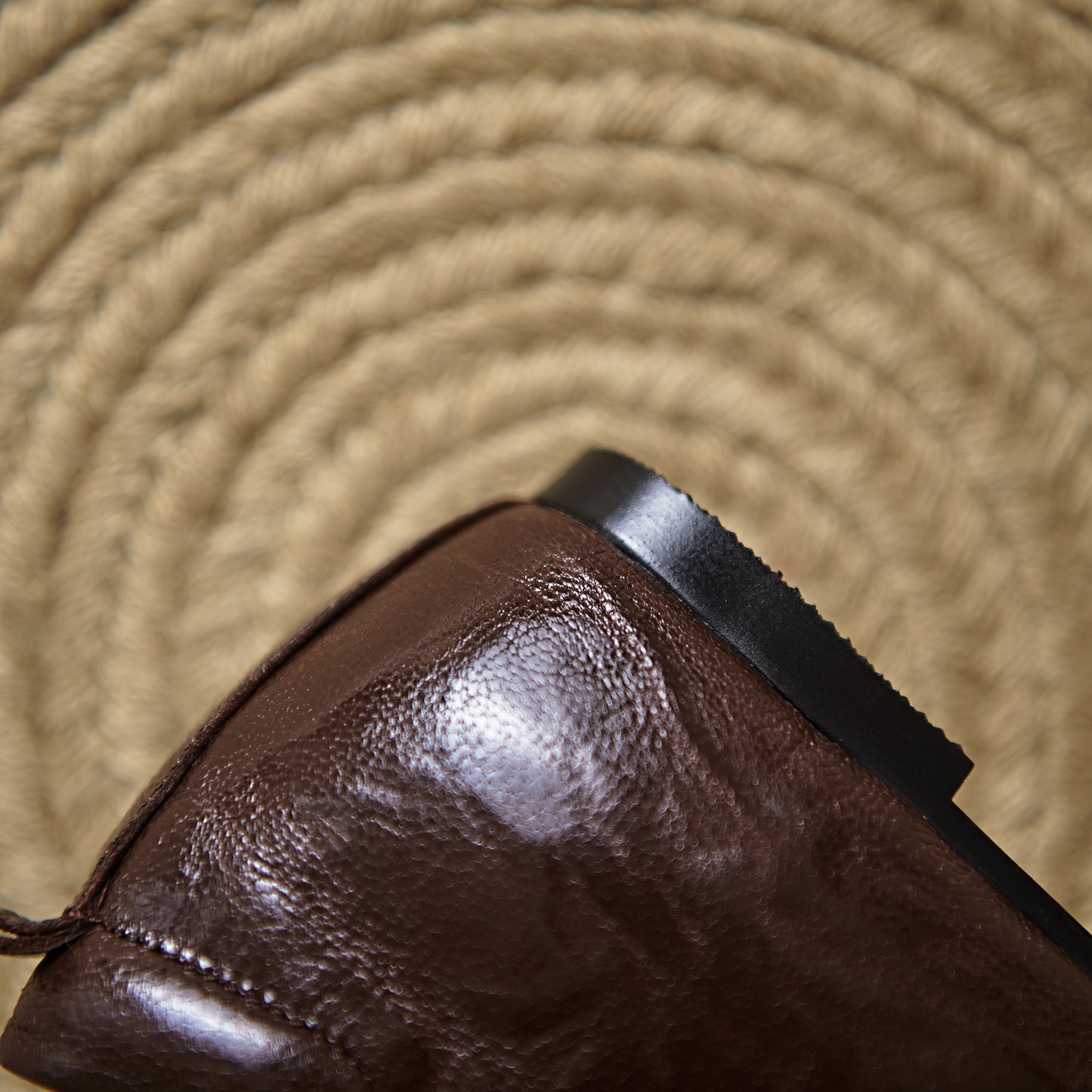 TinaCus Handmade Women's Genuine Leather Round Toe Lace-up Office Oxford Flats