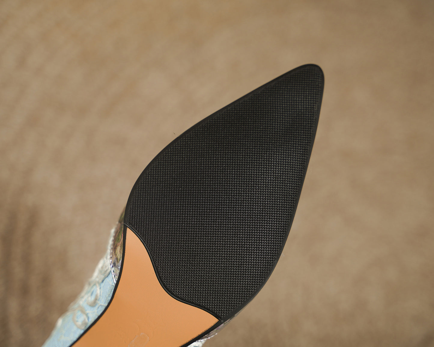 TinaCus Damen-Stiefeletten mit Glitzerschnalle, echtes Leder, handgefertigt, Reißverschluss hinten, Stickerei, Blumen