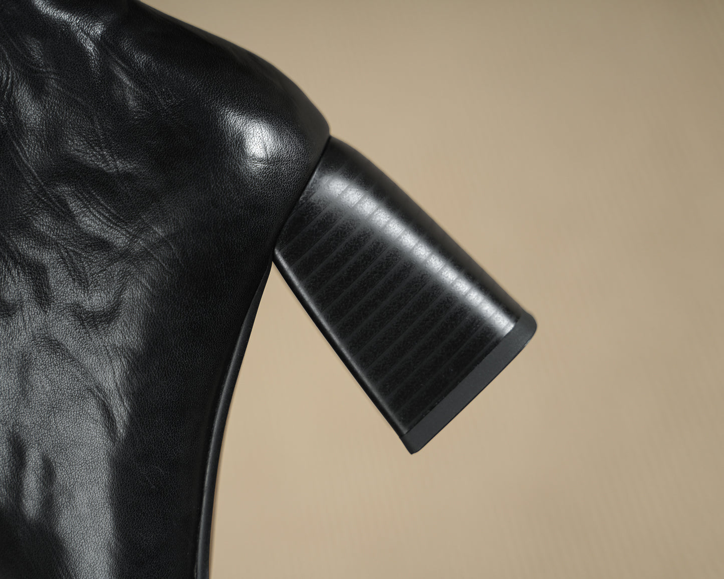 TinaCus Women's Ankle Boots Handmade Genuine Leather Square Toe High Block Heel Office Business