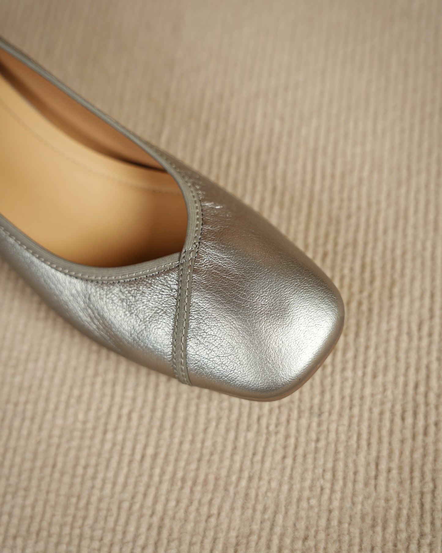 TinaCus Genuine Leather Women's Square Toe Handmade Low Heels Slip on Comfortable Loafers Shoes