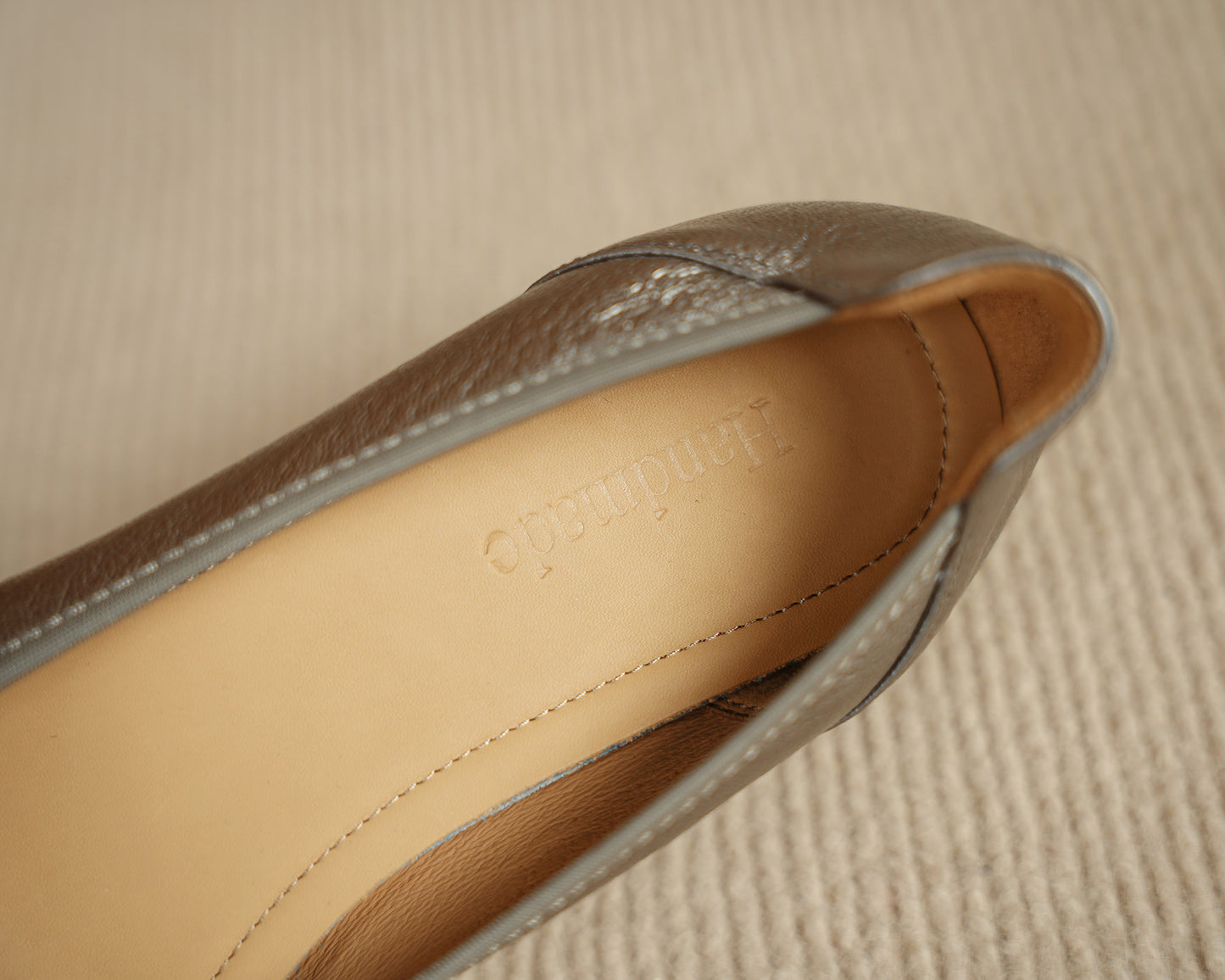 TinaCus Genuine Leather Women's Square Toe Handmade Low Heels Slip on Comfortable Loafers Shoes