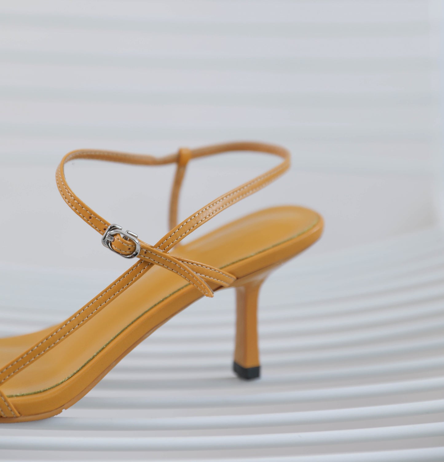 TinaCus Women's Genuine Leather Handmade Thin Strap Adjustable Buckle Sexy Stiletto Heel Sandals