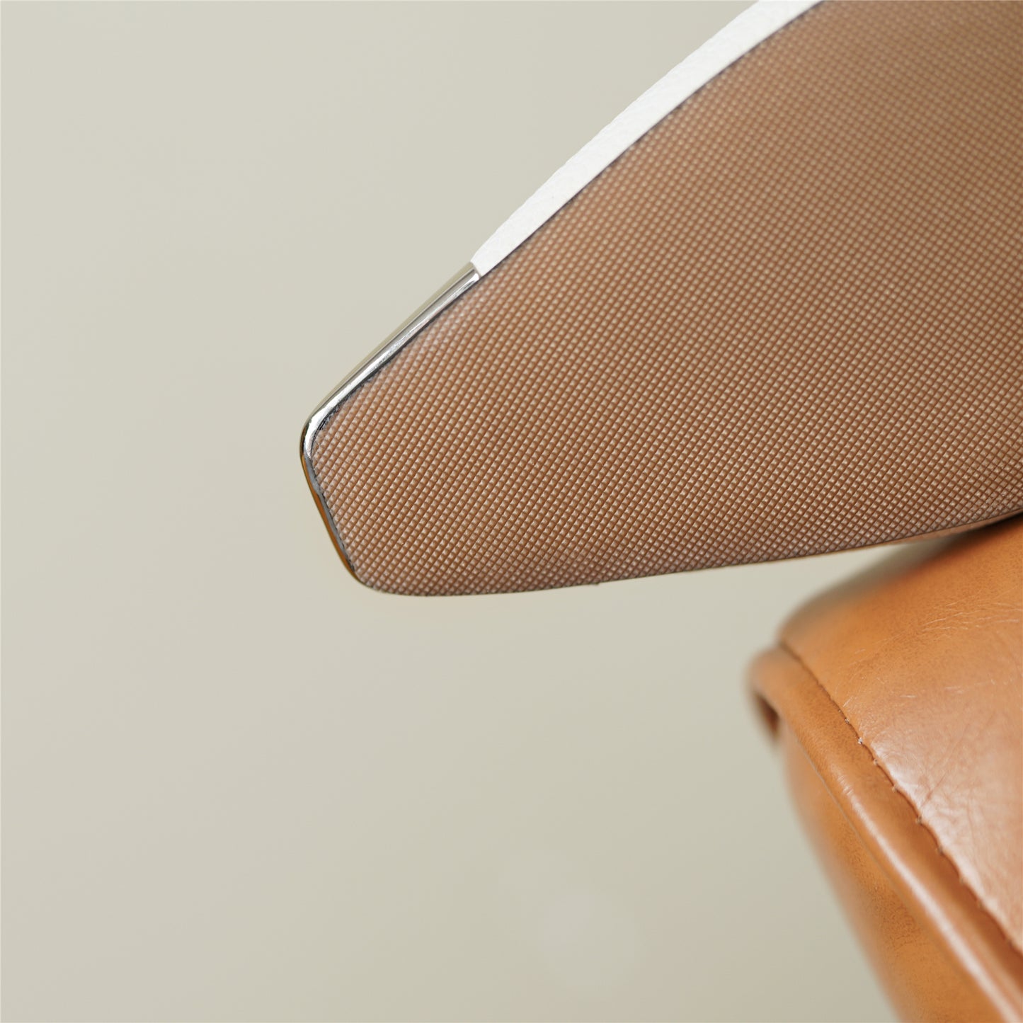 TinaCus Women's Genuine Leather Handmade Cap-Toe Spool Heel Slip On Loafer Pumps Shoes